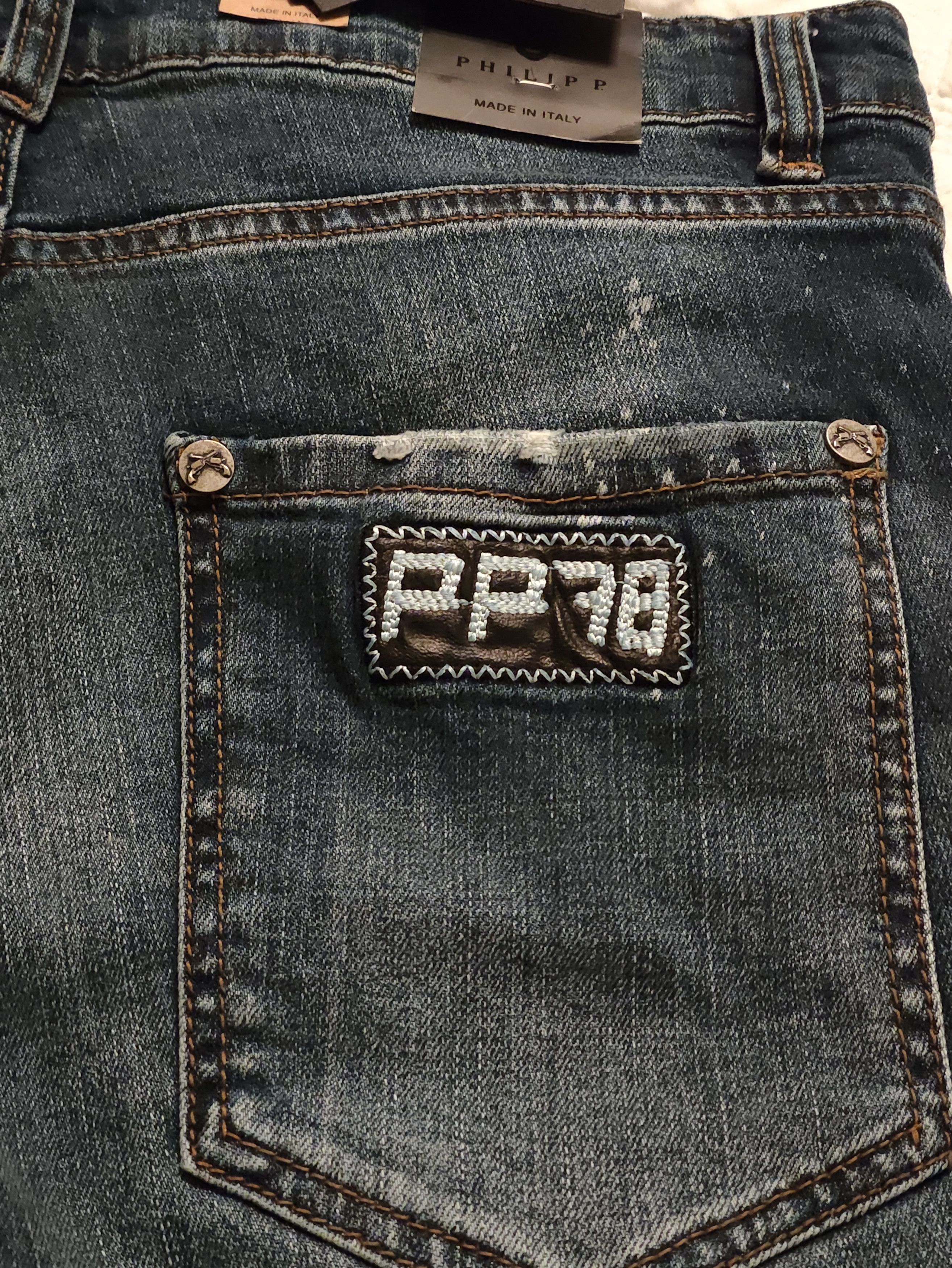 Philipp Plein Rare!!! limited philipp plein jeans Size US 33 - 8 Thumbnail