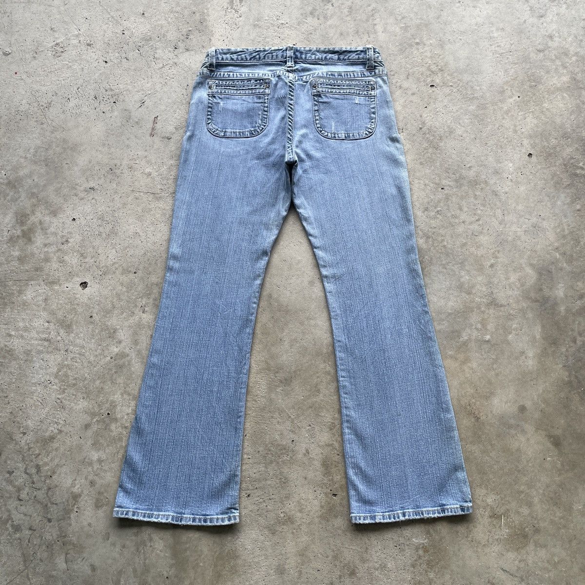 Japanese Brand Vintage Japanese Faded FLARE Denim BOOTCUT Jeans Pants W32 Size US 32 / EU 48 - 1 Thumbnail