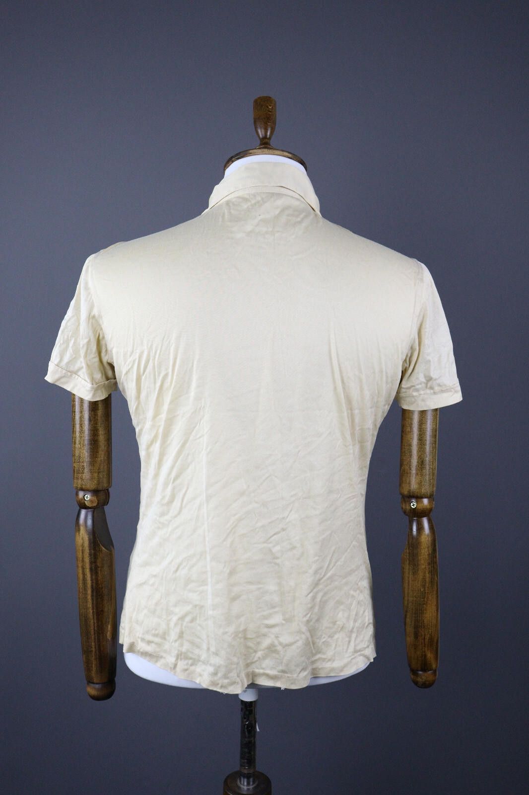 Ermenegildo Zegna Vintage Men Zegna Classic Ivory Summer Shirt Size 48 Size US M / EU 48-50 / 2 - 5 Thumbnail