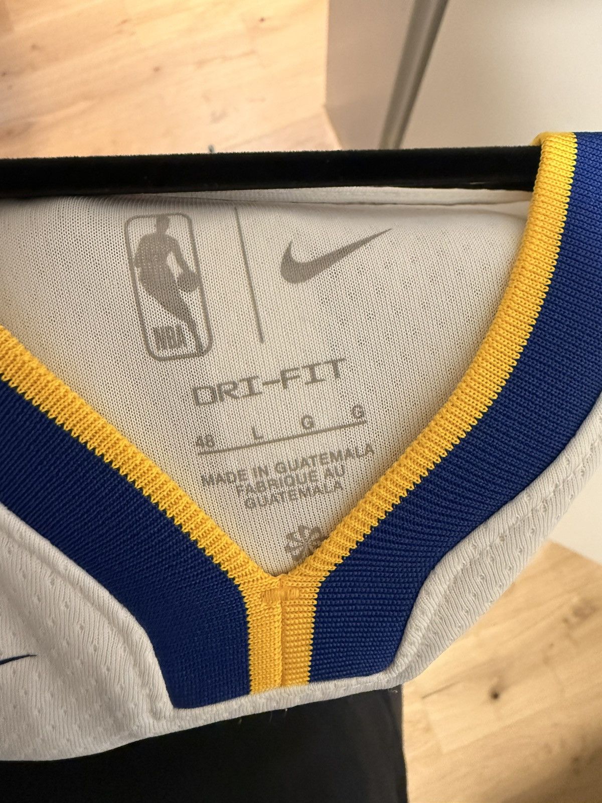 Nike Nike Association Edition Authentic White Steph Curry Jersey Size US L / EU 52-54 / 3 - 3 Thumbnail