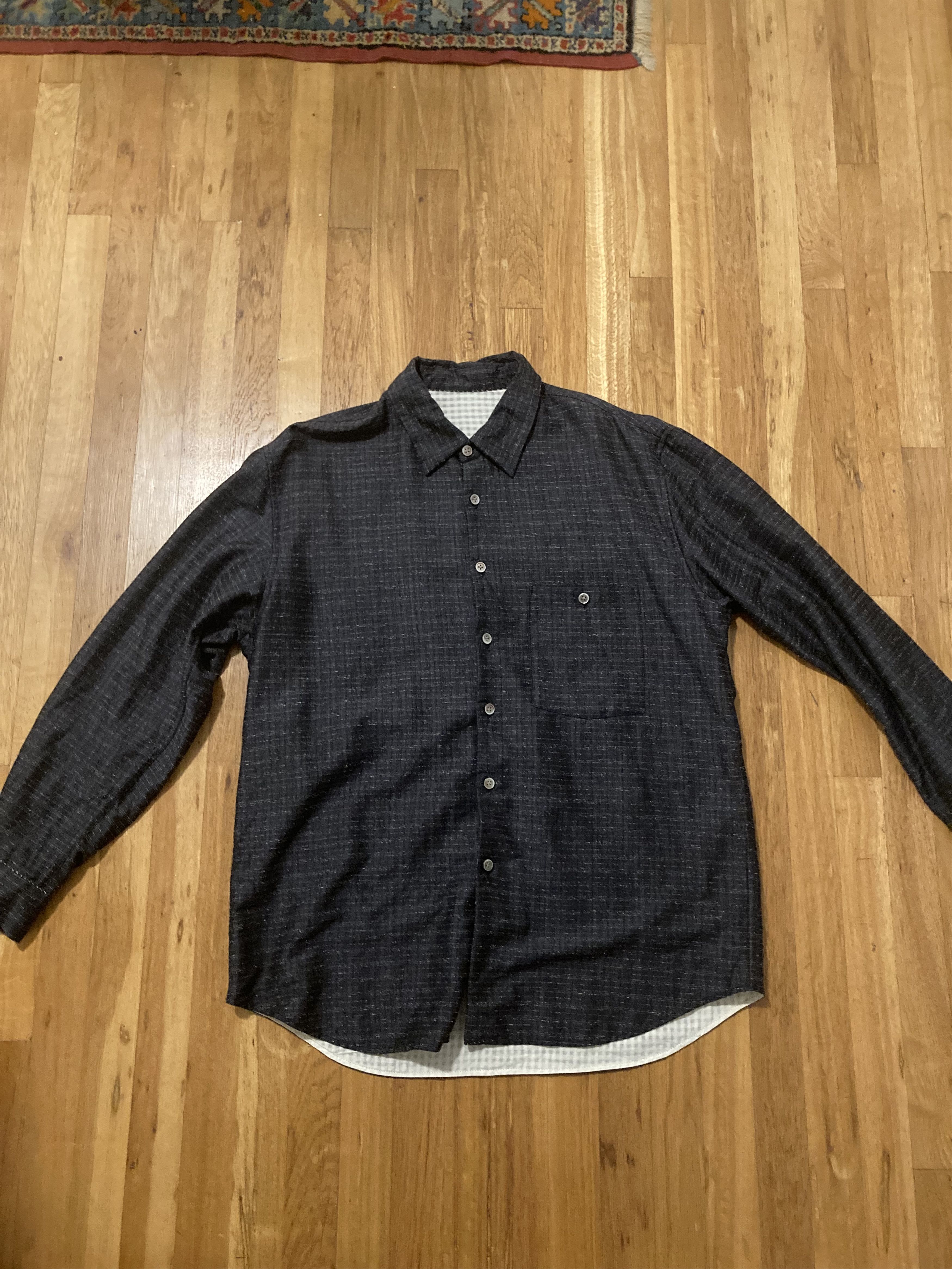 Other Oliver Church - Classic Soft Shirt - Italian Wool-Silk Size US L / EU 52-54 / 3 - 3 Thumbnail