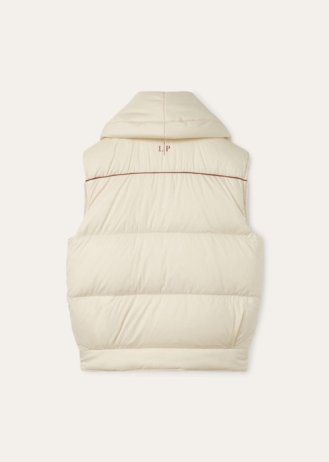 Loro Piana o1srvl11e0824 Eder Reversible Vest in Off White/Beige Size S / US 4 / IT 40 - 3 Thumbnail