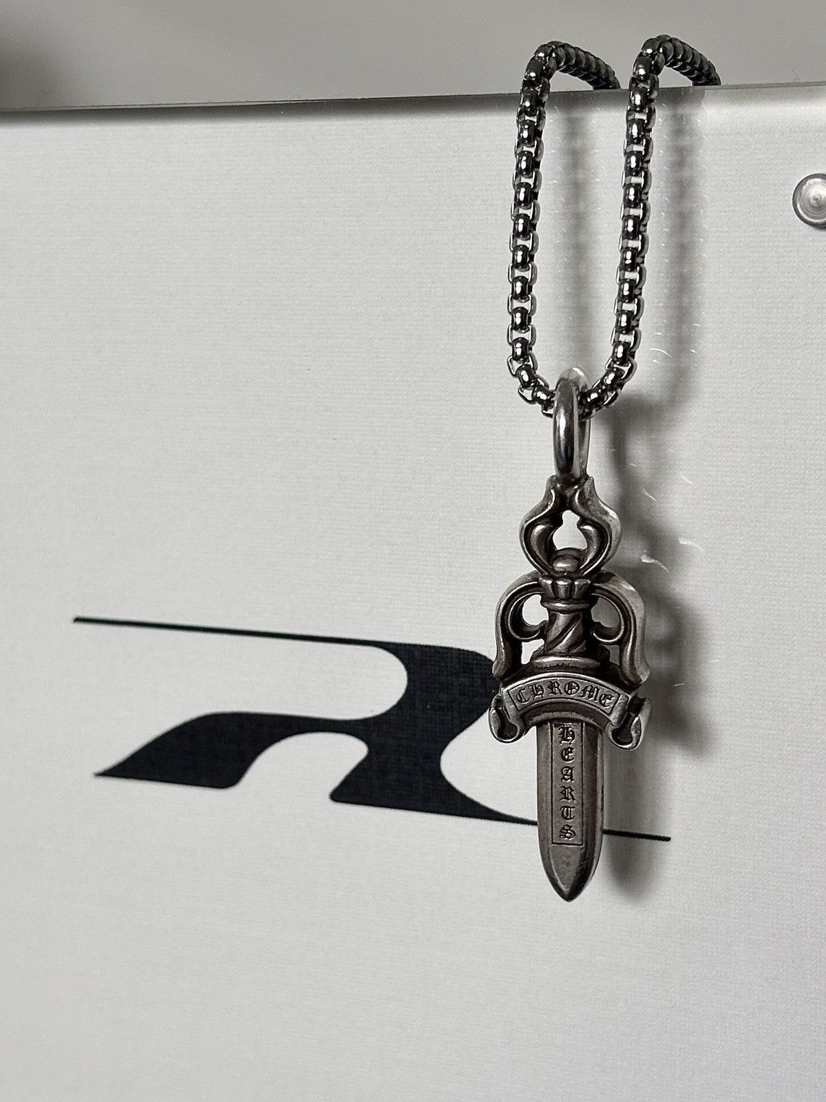 ?️ CHROME HEARTS | BIG DOUBLE DAGGER PENDANT CHAIN