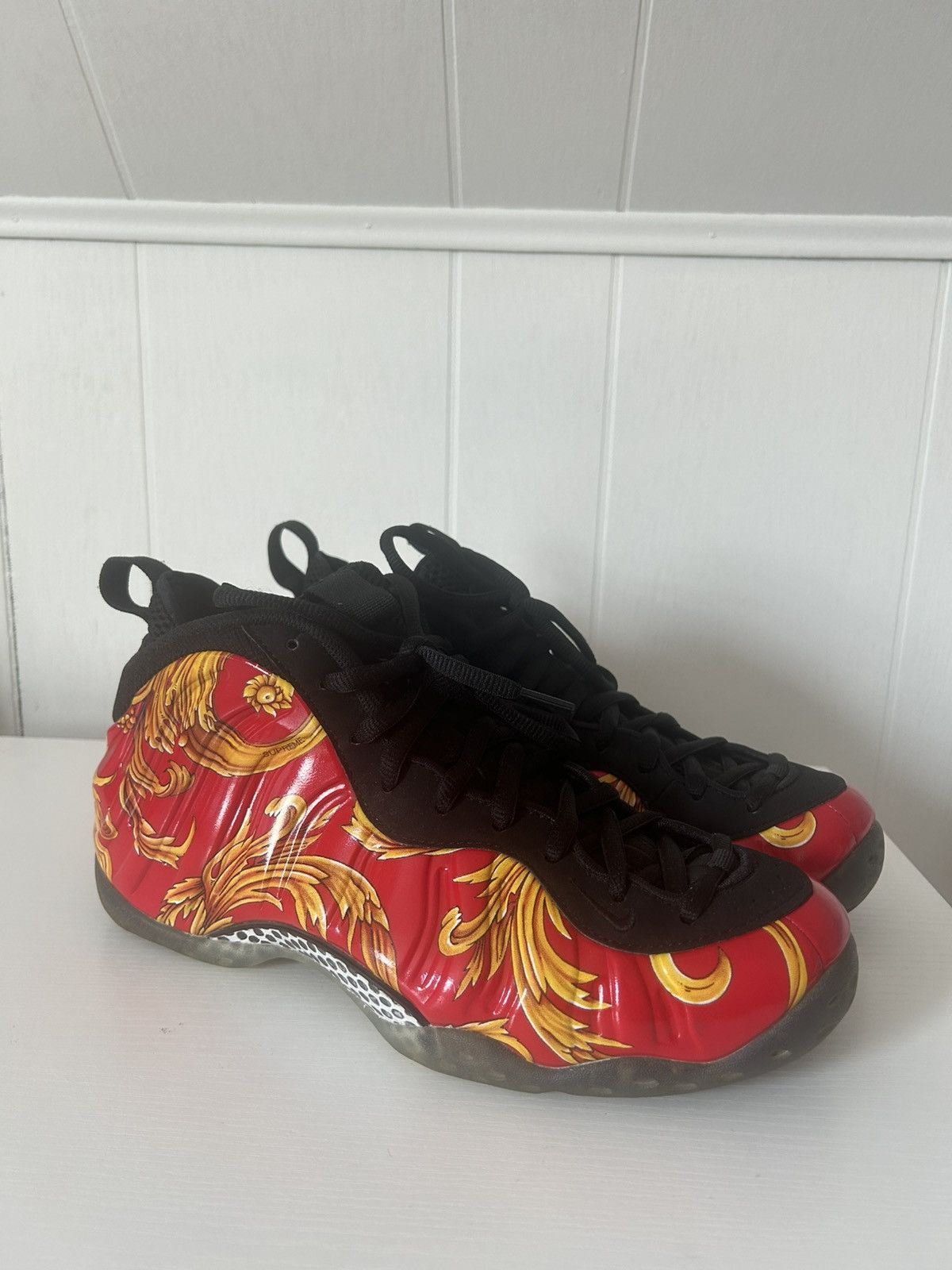 Supreme x Nike Air Foamposite Red 2014