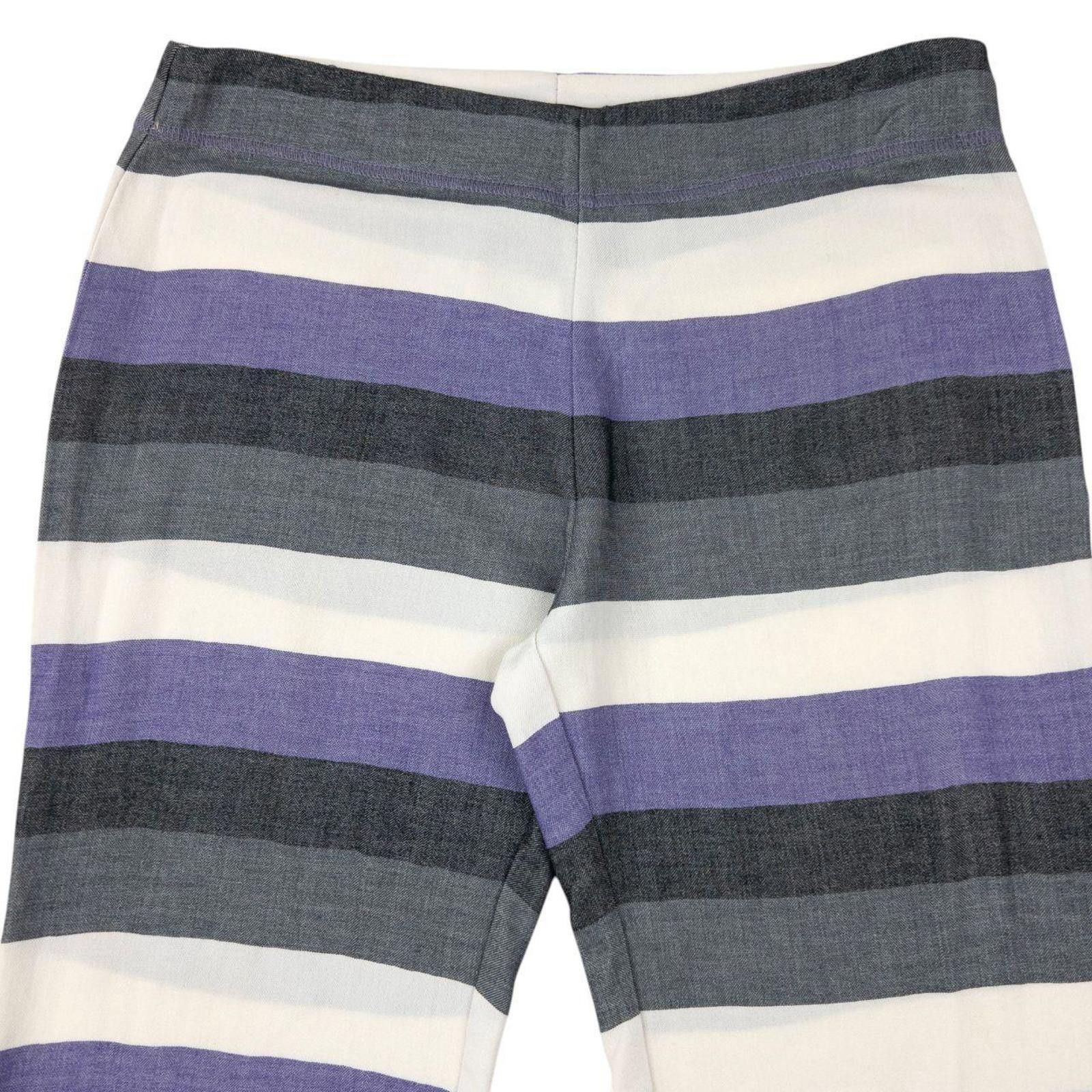 Issey Miyake Vintage 2000s Issey Miyake Striped Trousers Womens Size W26 Size 26" / US 2 / IT 38 - 4 Thumbnail