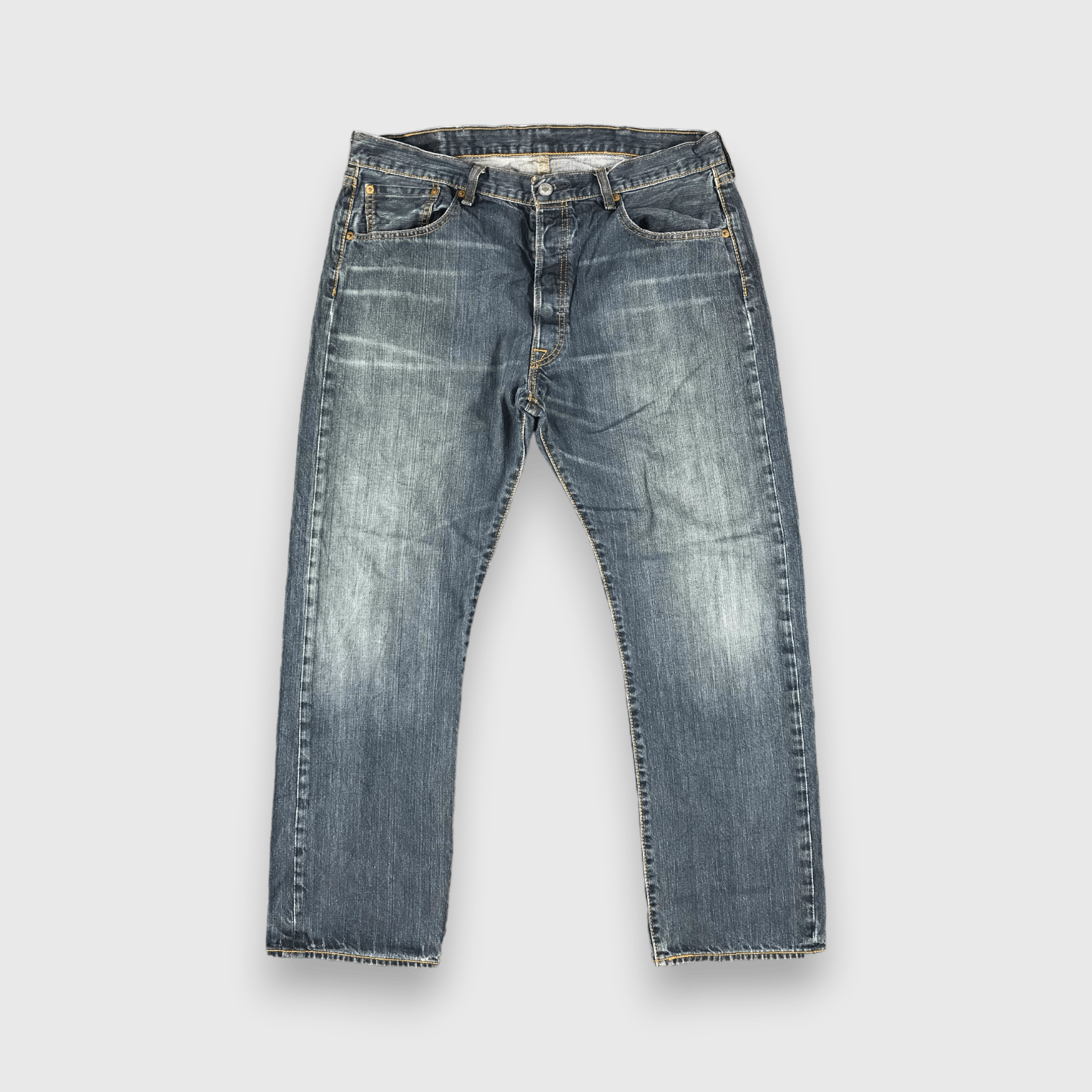 Levi's Vintage Blue Wash Levis 501 Jeans-J2353 Size US 36 / EU 52 - 1 Thumbnail