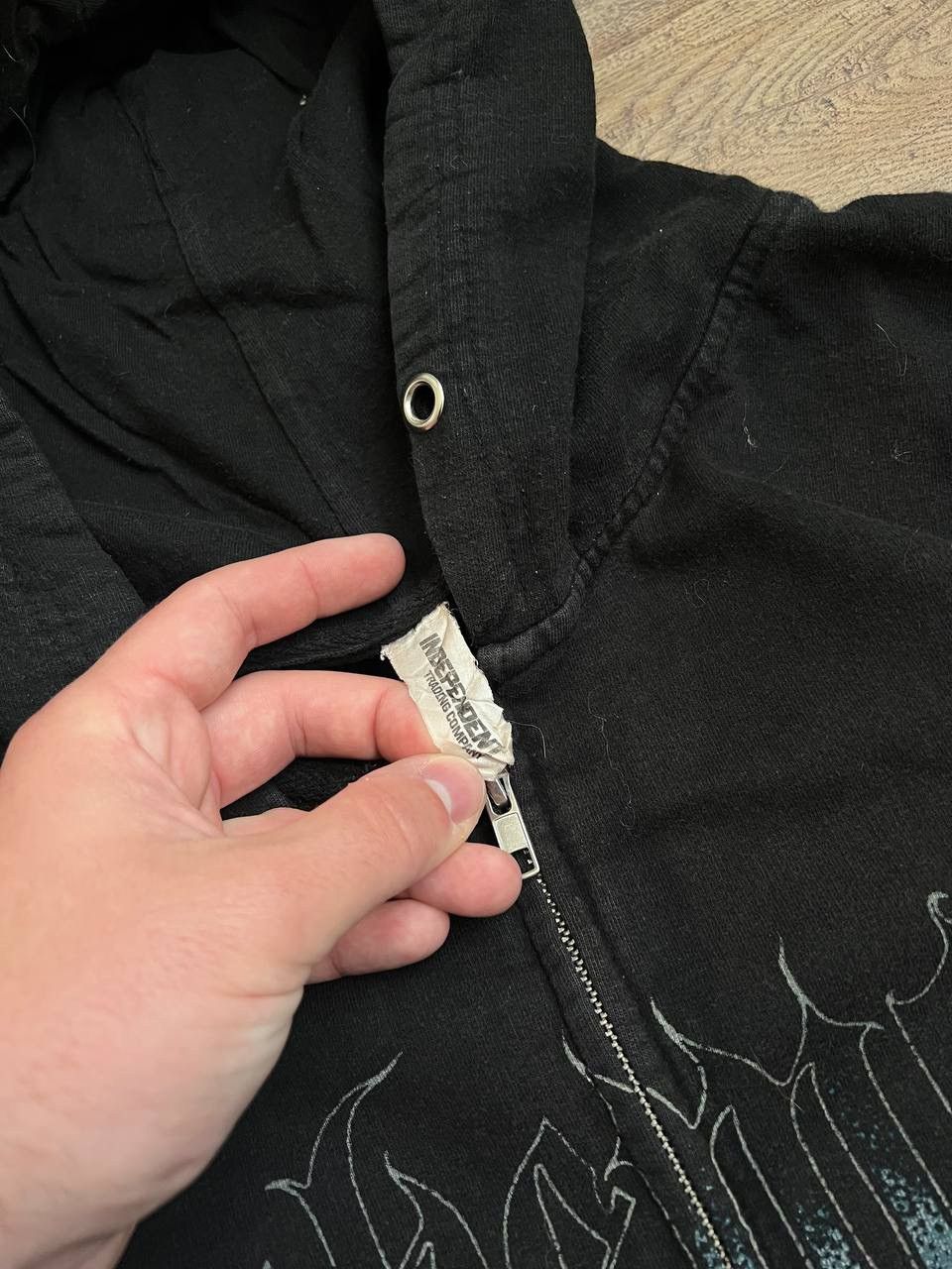 Independent Trading Co. Вehemot Vintage Black Metal Band Zip Hoodie Size US XL / EU 56 / 4 - 7 Thumbnail