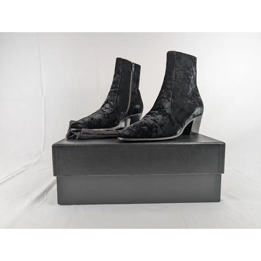 Saint Laurent Paris o1rshd1 Vassili 60 Zip Boots in Black Size US 7 / EU 40 - 10 Thumbnail