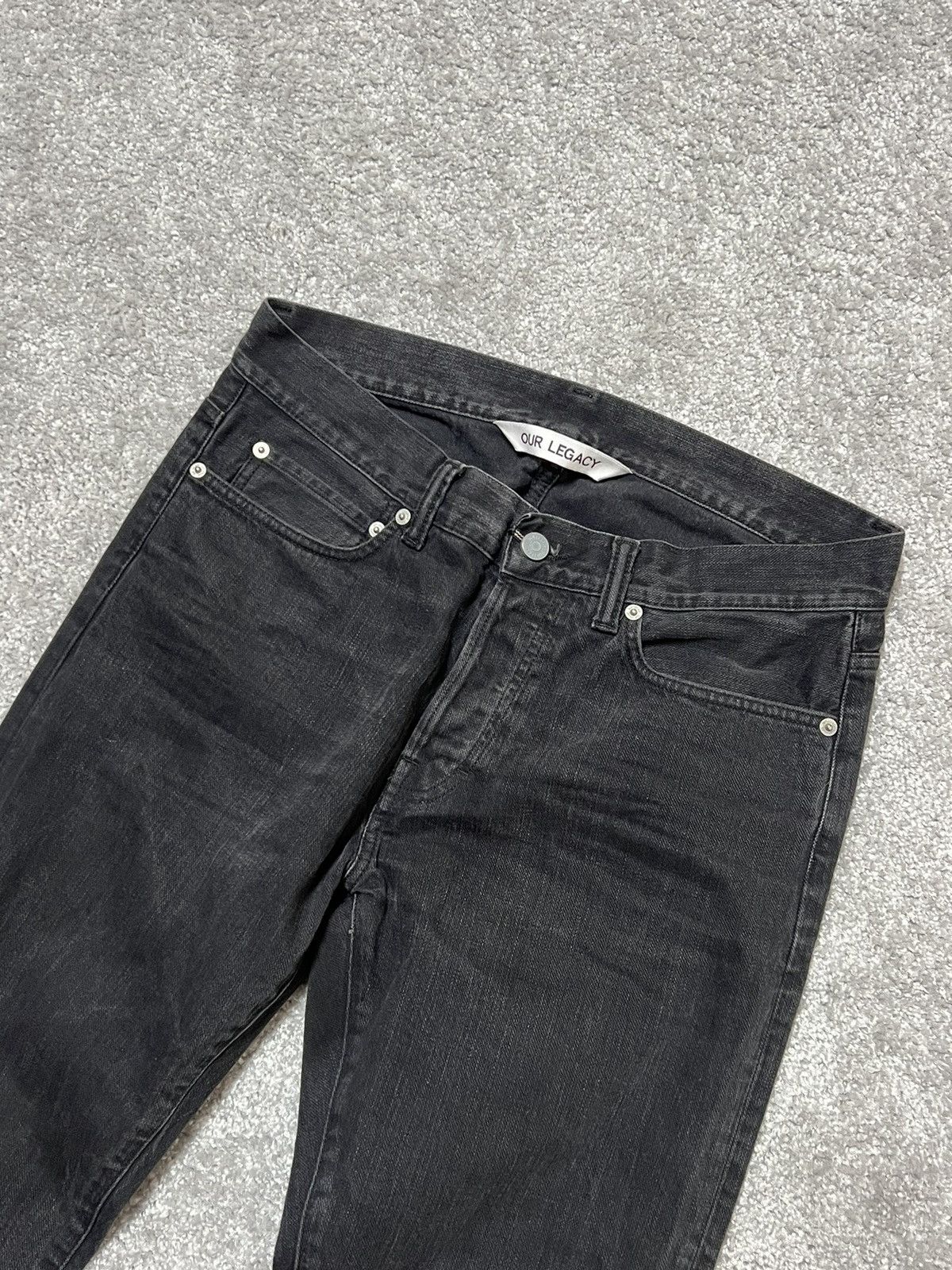Our Legacy Our Legacy Slim Fit Zero Cut Broken Twill Denim Size 32/34 Size US 32 / EU 48 - 4 Thumbnail