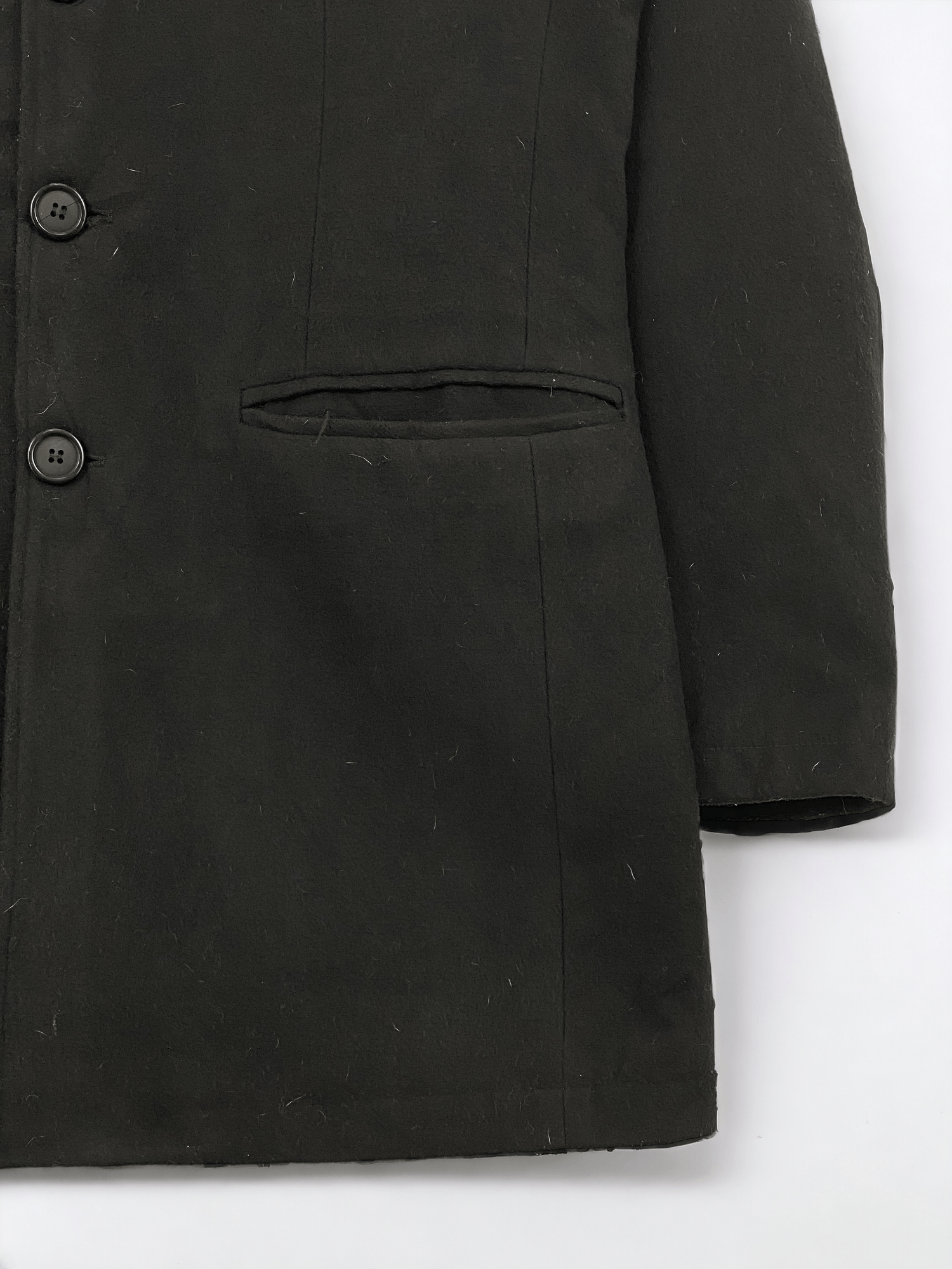 If Six Was Nine Vintage Enos Italy Heavy Coat Zipper Up Long Jacket JA0063 Size US L / EU 52-54 / 3 - 13 Thumbnail