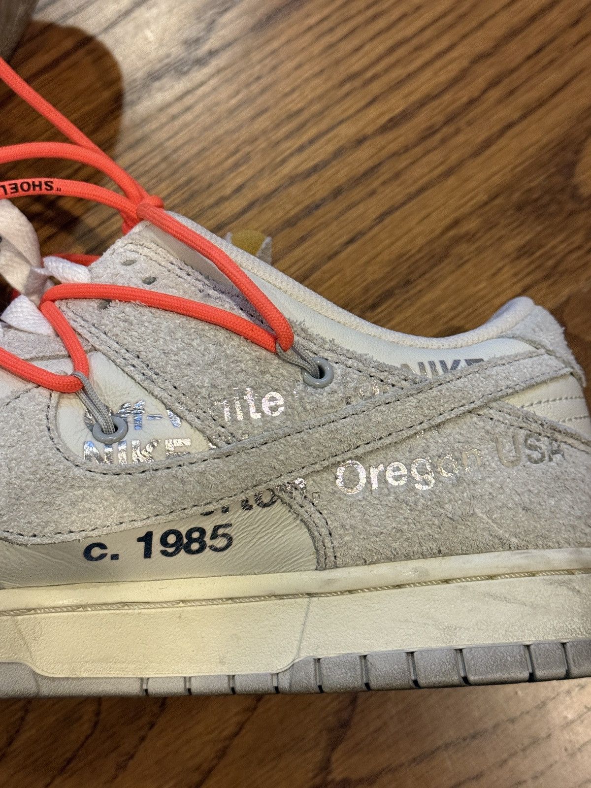 Nike × Off-White Nike Off-White Dunks Lot 11 size 11.5 Size US 11.5 / EU 44-45 - 15 Thumbnail
