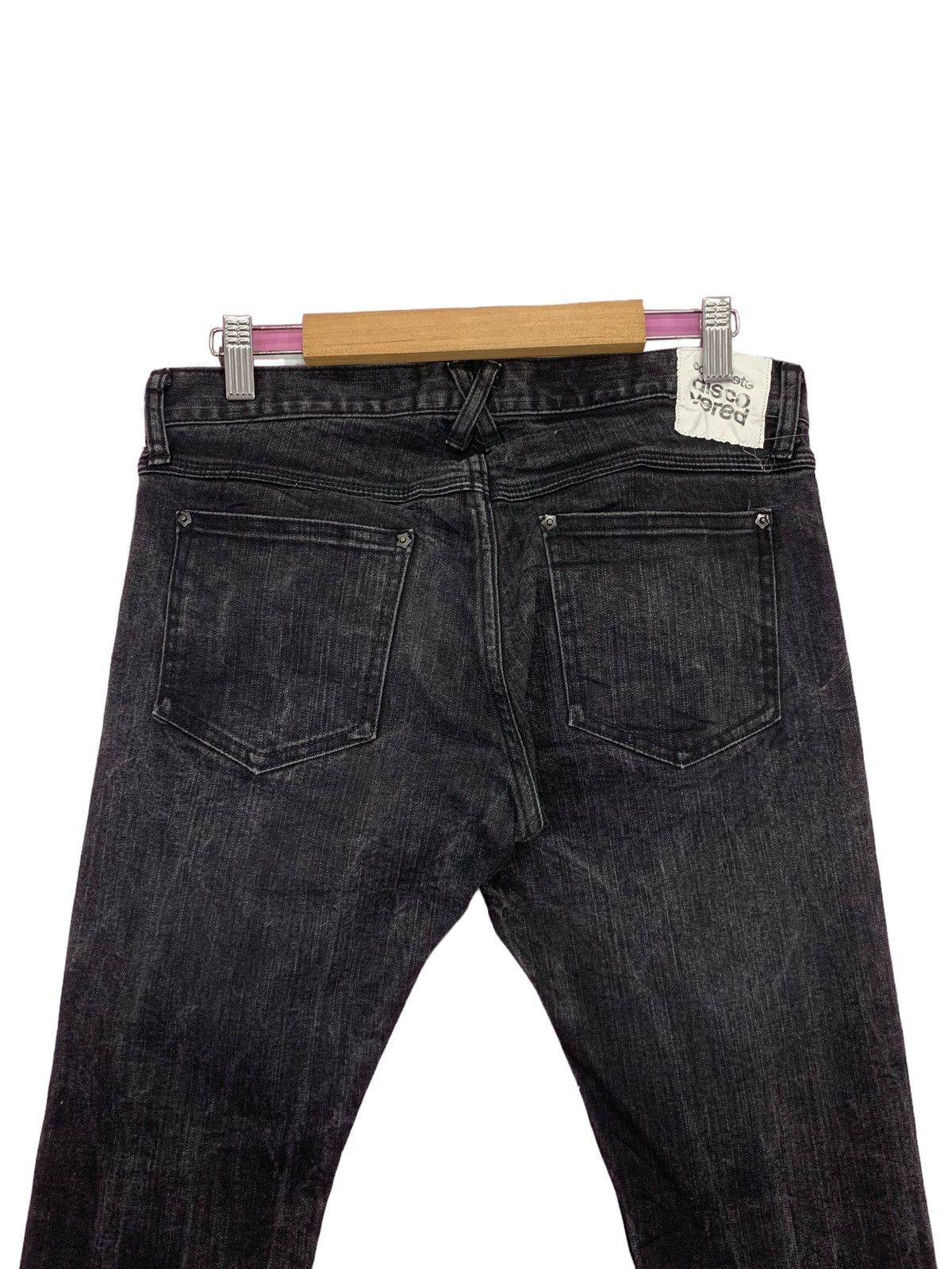 DISCOVERED × Japanese Brand Discovered Japanese Skinny Distressed Denim Pants (AD27) Size 29" - 9 Thumbnail