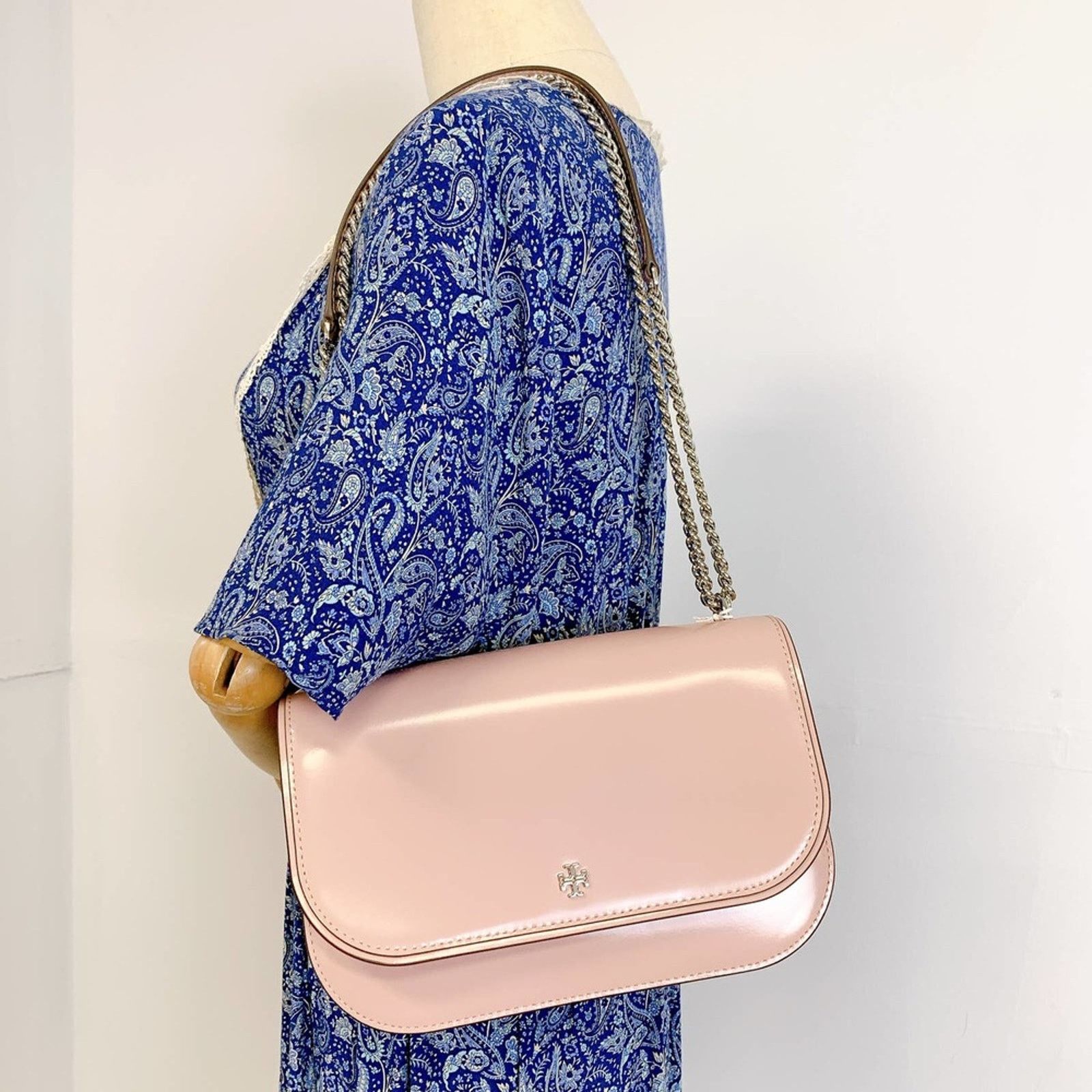 Tory Burch Tory Burch 149929 Emerson Top Handle Patent Leather Crossbod Size ONE SIZE - 2 Thumbnail