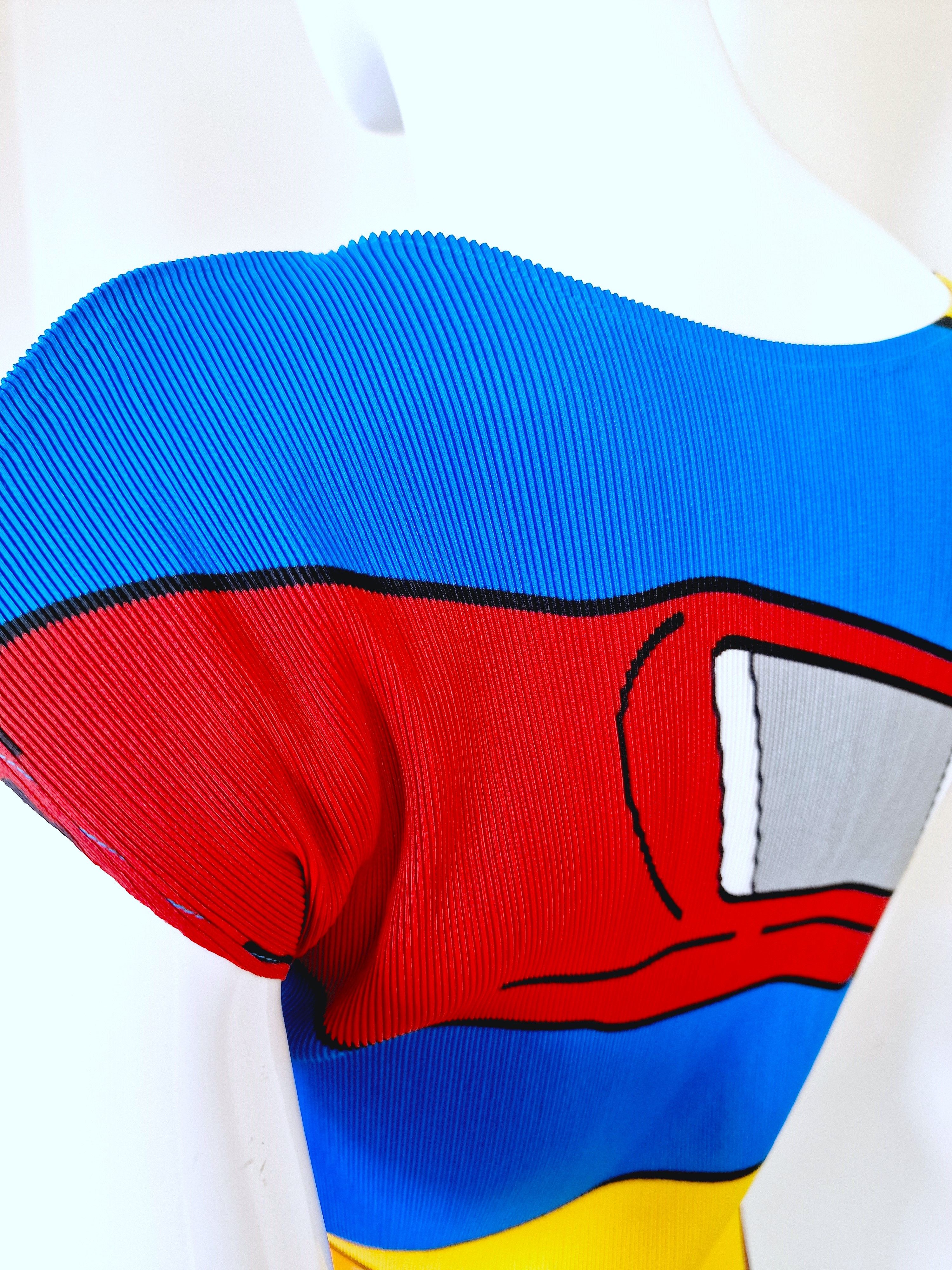 Pleats Please Issey Miyake Issey Miyake Cauliflower Pleats Please Pleated Pop Art Top Size M / US 6-8 / IT 42-44 - 8 Thumbnail