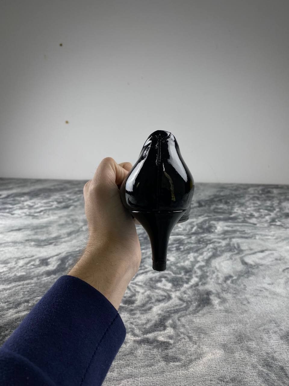 Max Mara Max Mara Leather Slingback Pointed Pumps Women Size 38 Black Size US 8 / IT 38 - 11 Thumbnail