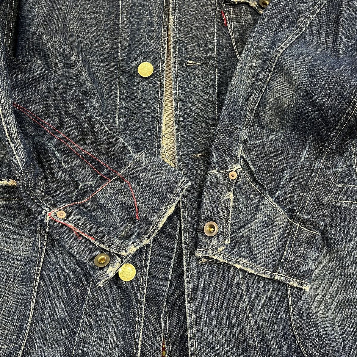Levi's × Levi's Made & Crafted × Vintage Levis Redloop Chore Jacket Hidden Rivet Buttons Size US L / EU 52-54 / 3 - 18 Thumbnail