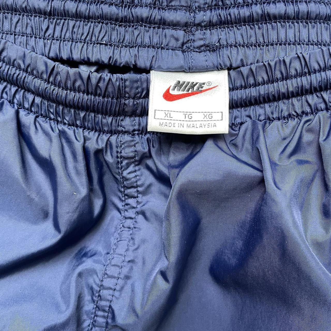Nike × Vintage Vintage 90's Y2K Nike Baggy Navy Track Pants Size US 36 / EU 52 - 3 Thumbnail