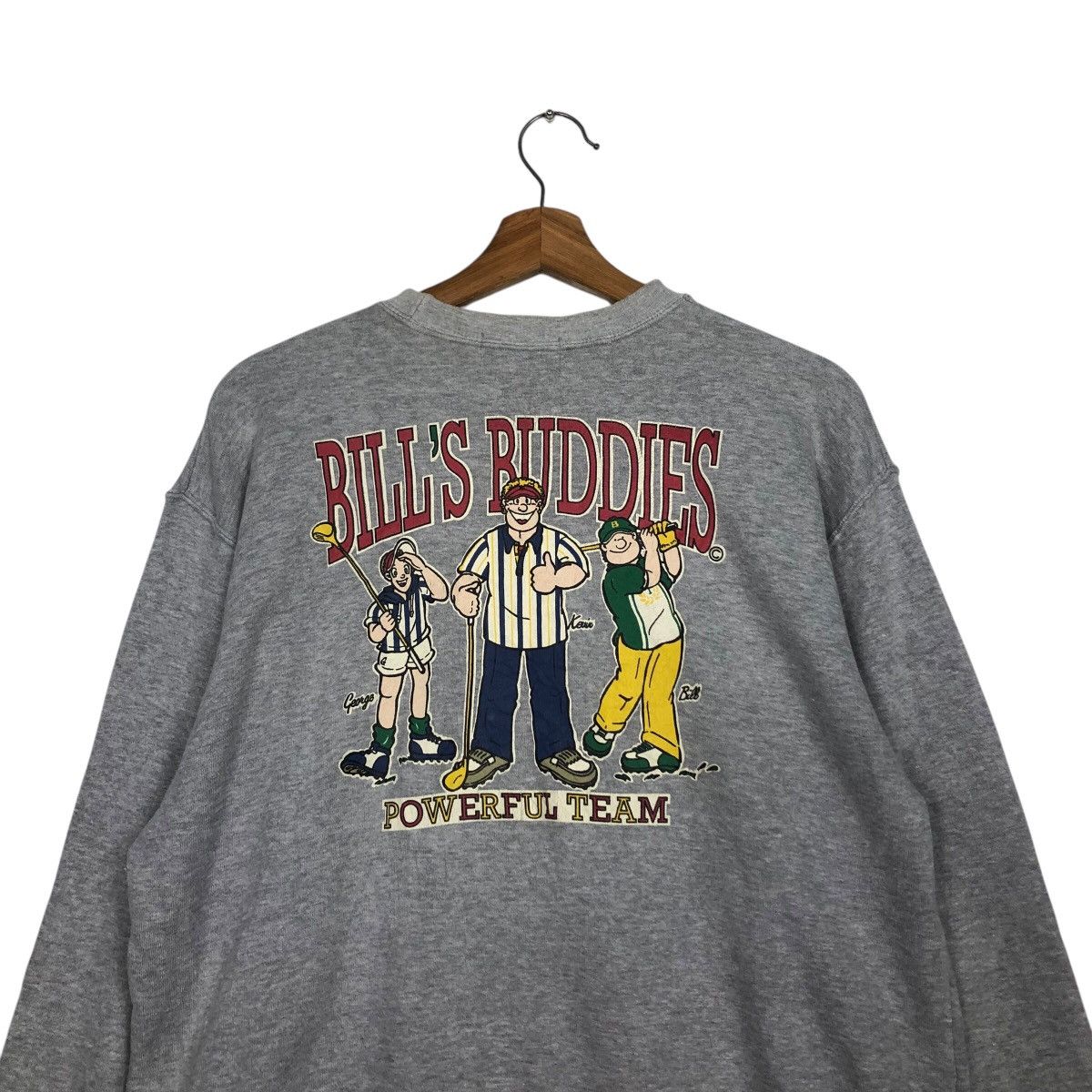 Japanese Brand 📌Vintage Sweatshirt Crewneck Bill'S Buddies Big Logo Size US M / EU 48-50 / 2 - 10 Thumbnail