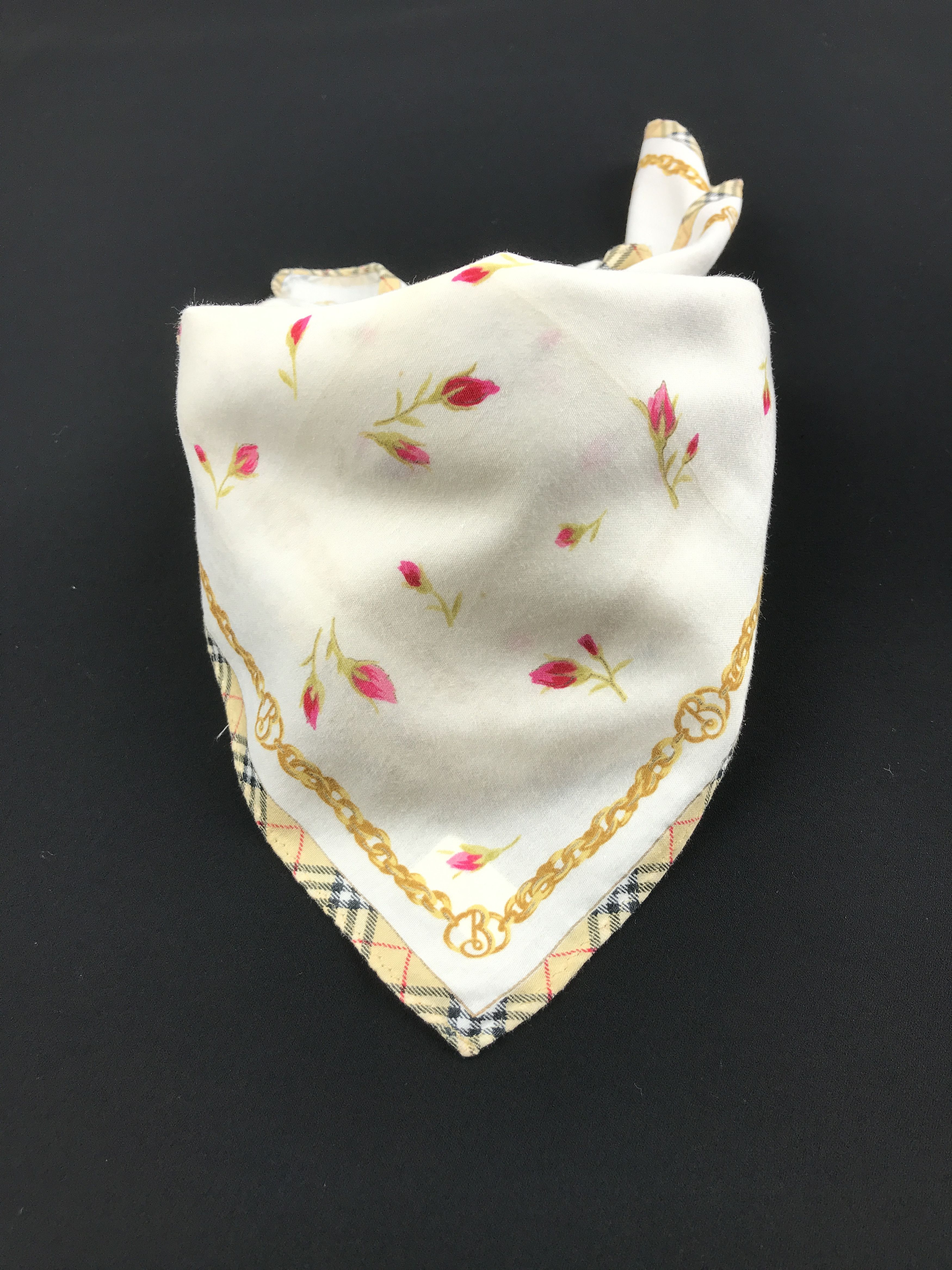 Burberry × Vintage Vintage Burberry Bandana Neckerchief Handkerchief Size ONE SIZE - 3 Thumbnail