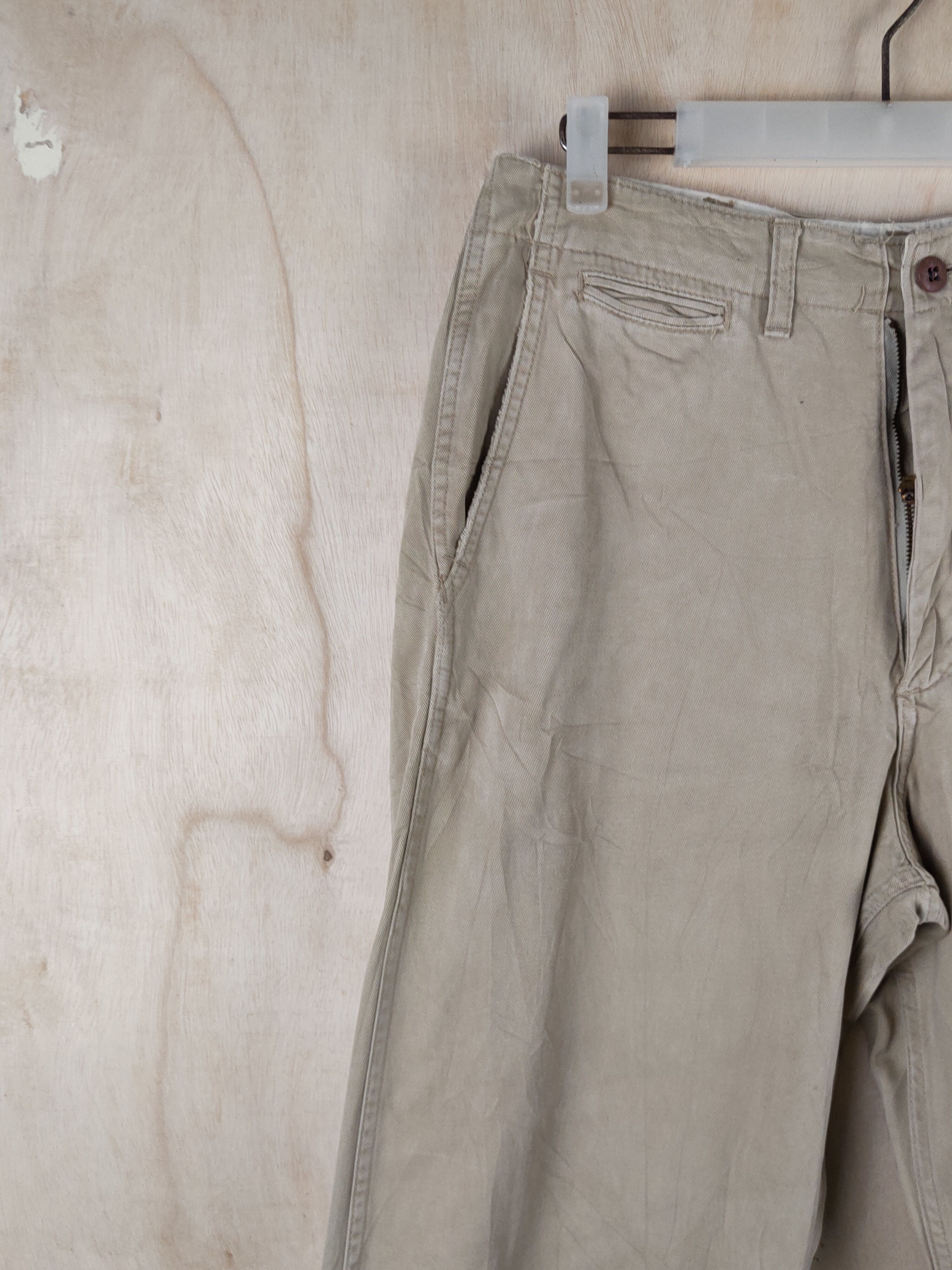 Edwin Edwin Beige chinos vintage Casual Pants #S2514 Size US 29 - 3 Thumbnail