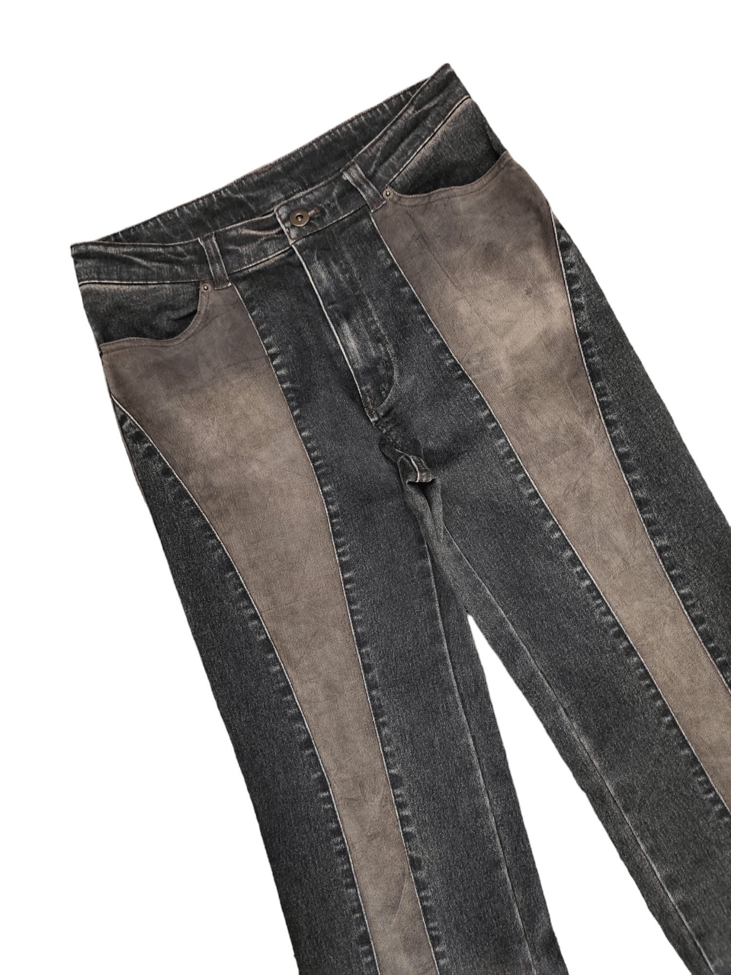 Le Grande Bleu (L.G.B.) Flare Jeans Passionate Two Tone Boot Cut Y2k Lgb Size US 28 / EU 44 - 4 Thumbnail