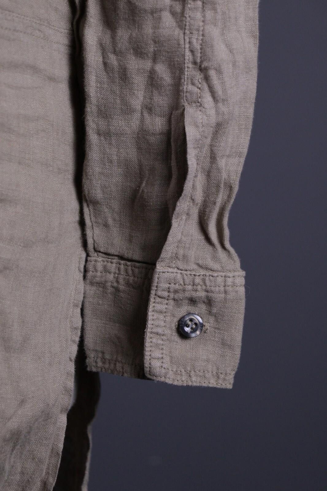 120% Lino 120% Lino Brown 100% Linen Summer Blouson Dress Size 40 Size M / US 6-8 / IT 42-44 - 12 Thumbnail