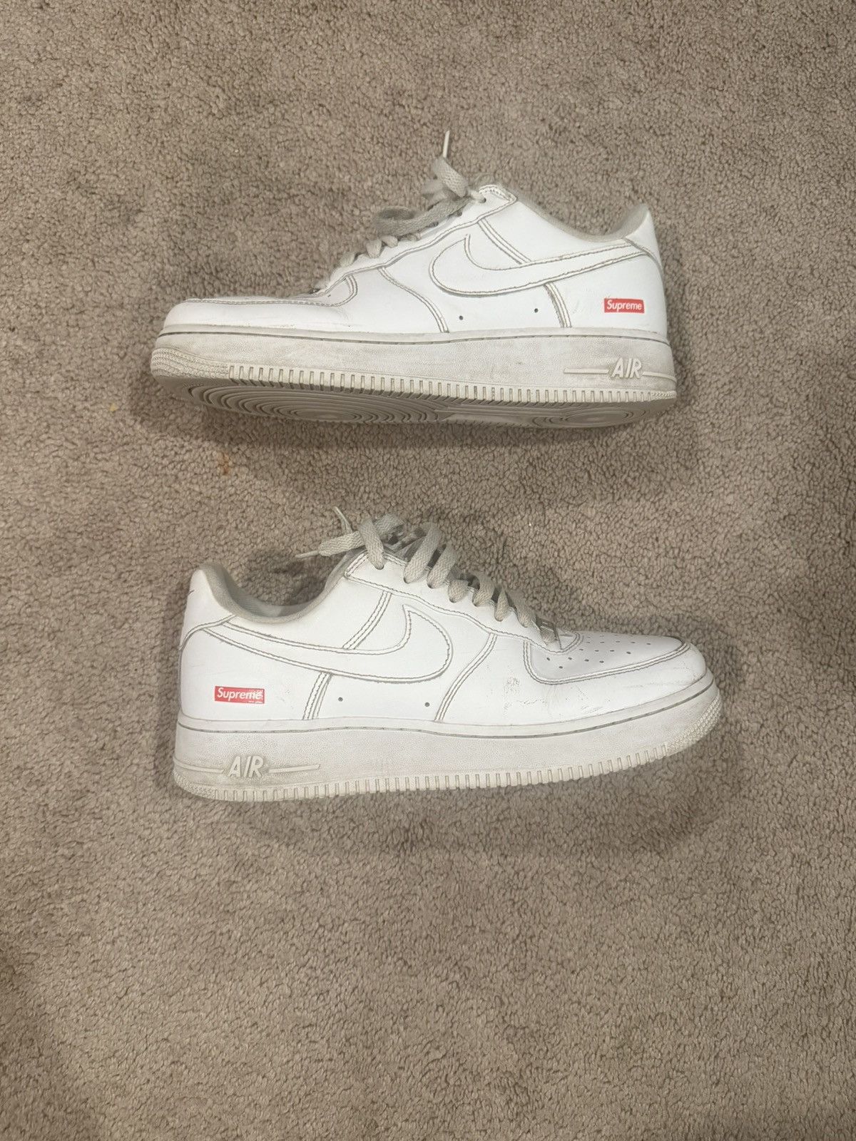Nike × Supreme supreme nike air force one (no supreme laces) Size US 9 / EU 42 - 1 Thumbnail