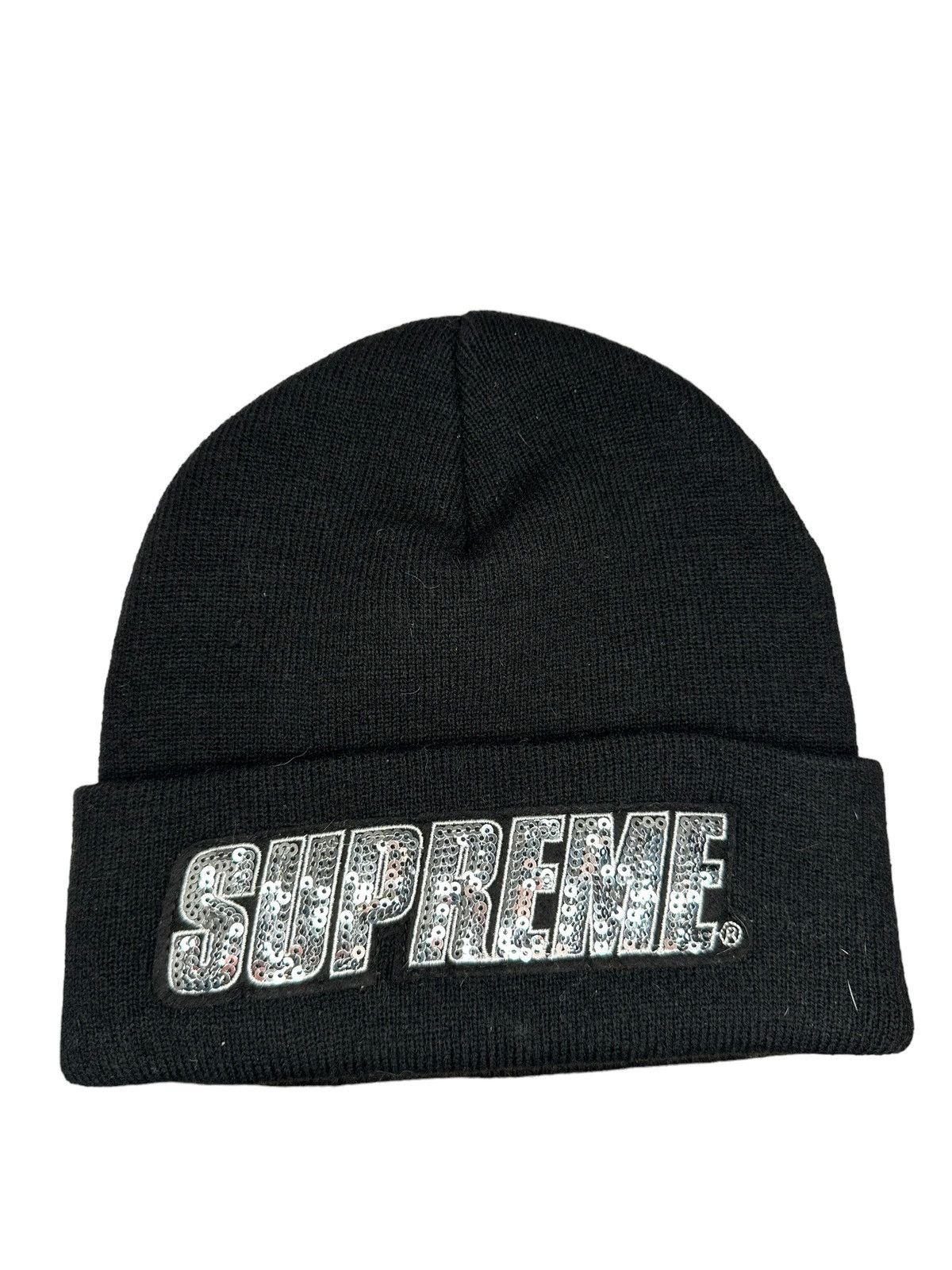 Supreme Supreme sequin beanie NWT Size ONE SIZE - 3 Thumbnail