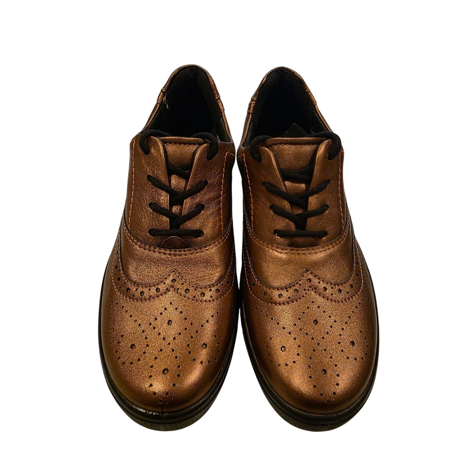 Hilo Hattie Hotter Metallic Bronze Wingtip Oxford Shoes Womens 7.5 Size US 7.5 / IT 37.5 - 5 Thumbnail