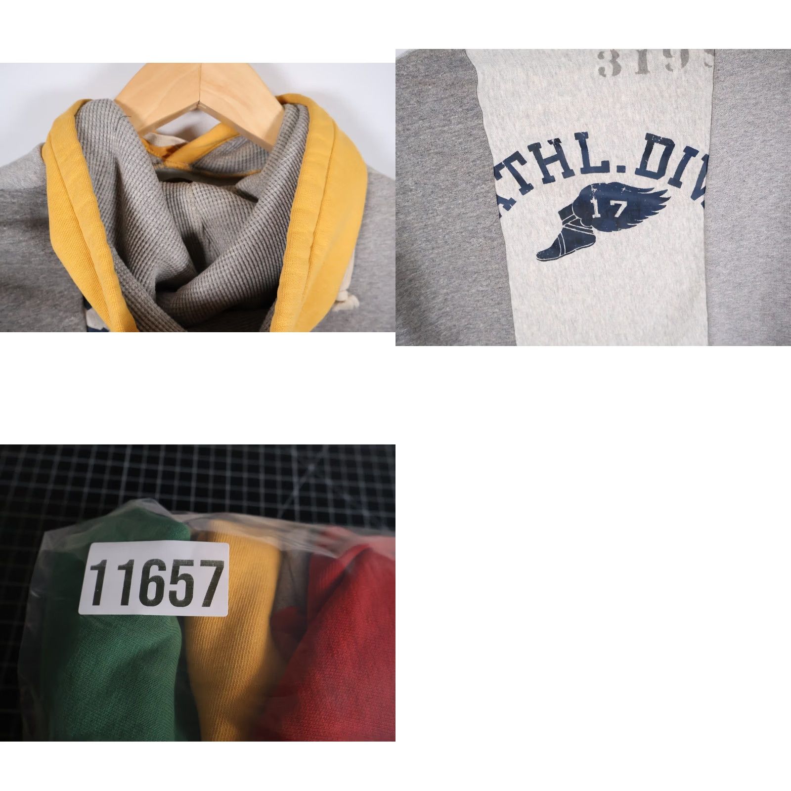 Polo Ralph Lauren Polo Ralph Lauren Hoodie Shirt Men's Small Gray Patchwork Colorblock Varsity Stencil Colorful 90s Retro Size US S / EU 44-46 / 1 - 10 Thumbnail