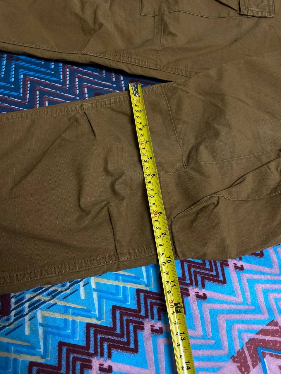 Carhartt × Japanese Brand Crazy Thrashed Carhartt Style Skater Jeans Baggy Skater Size US 31 - 5 Thumbnail