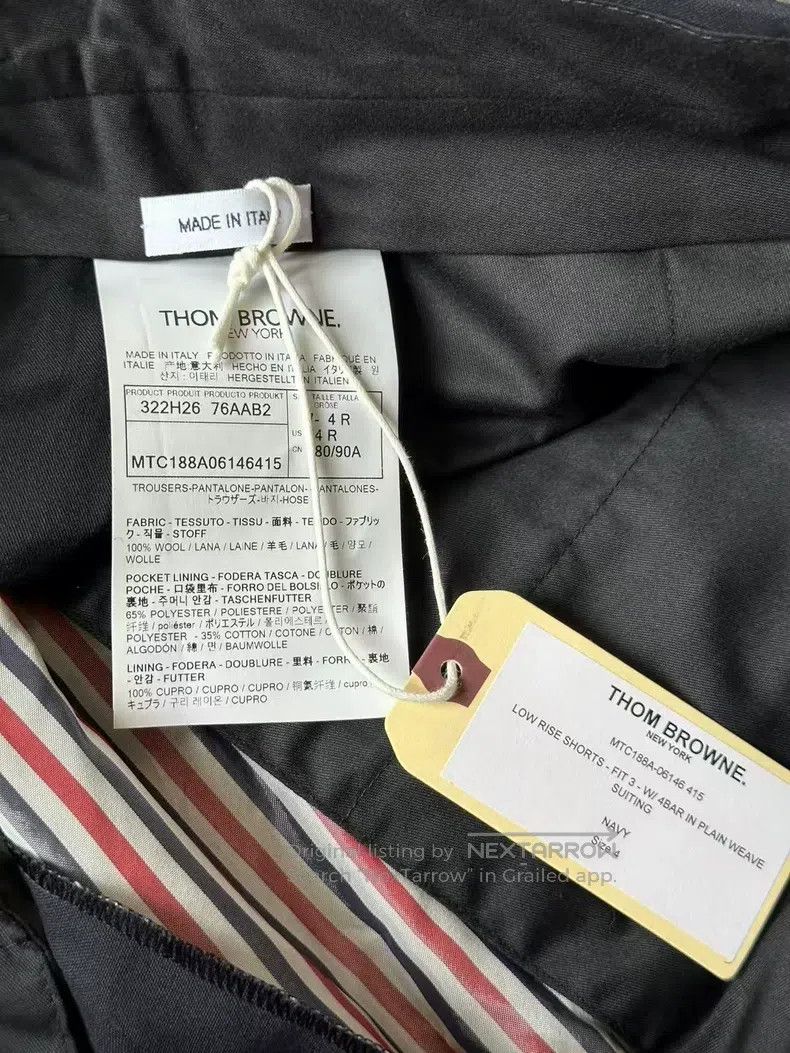 Thom Browne Thom Browne size 4 Wool Shorts Size US 30 / EU 46 - 4 Thumbnail