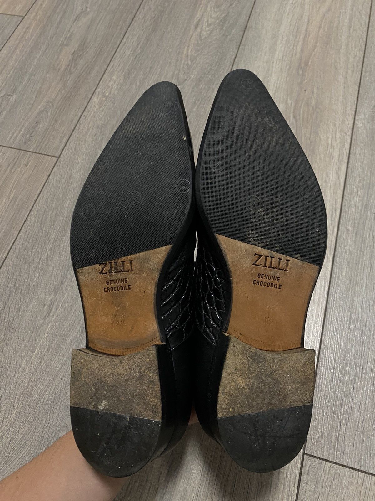 Zilli Zilli Shoes Crocodile Oxford Leather Genuine Derby Aligator Size US 8.5 / EU 41-42 - 6 Thumbnail