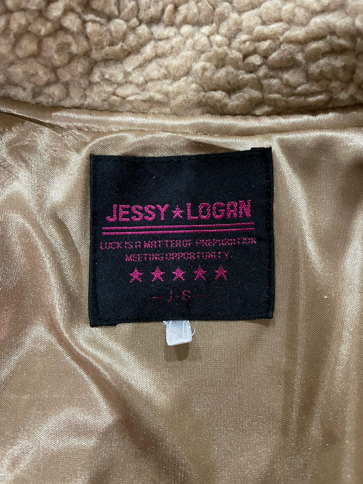 Beauty Beast × Japanese Brand Jessy Logan Faux Fleece Sherpa Jacket Size S / US 4 / IT 40 - 10 Thumbnail