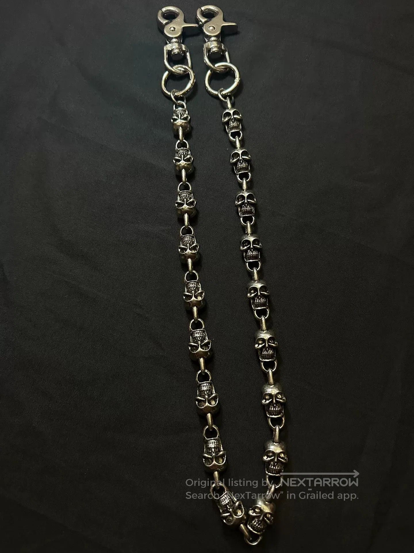 Vintage vintage skull chain accessory from 90s japan. Size ONE SIZE - 6 Thumbnail