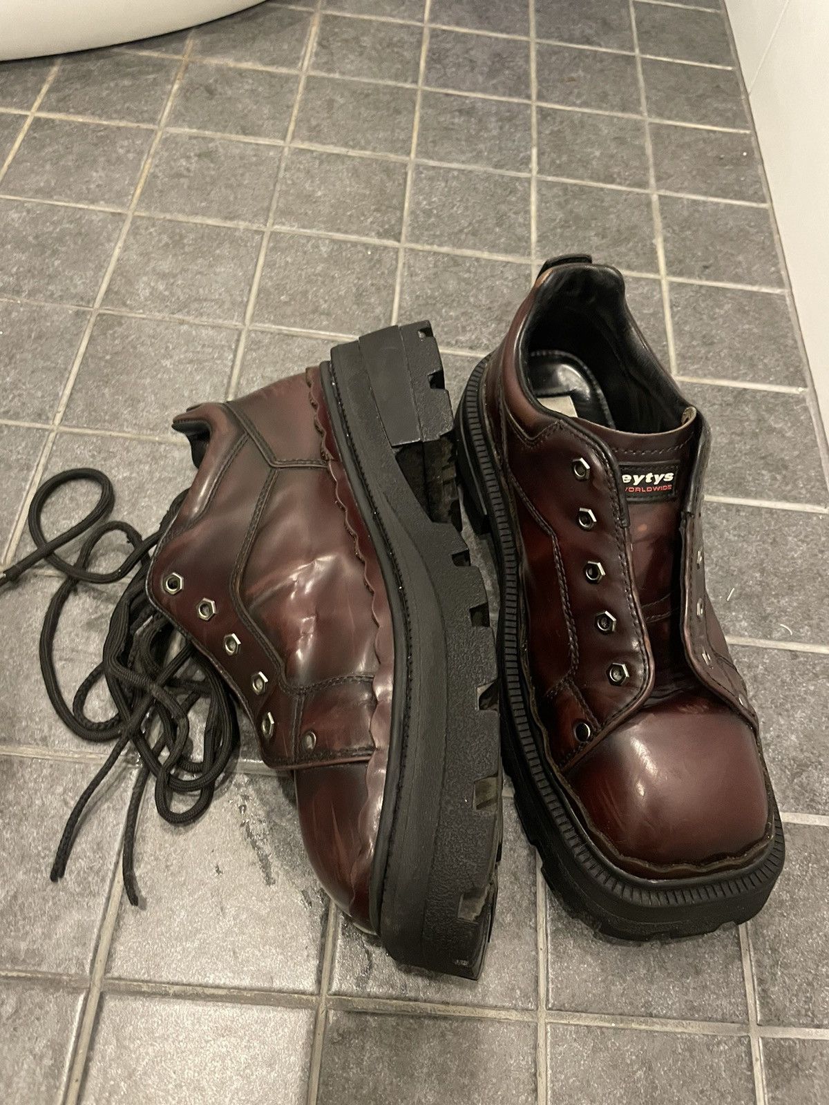Eytys × Vintage Eytys Detroit Red Size US 10.5 / EU 43-44 - 2 Thumbnail