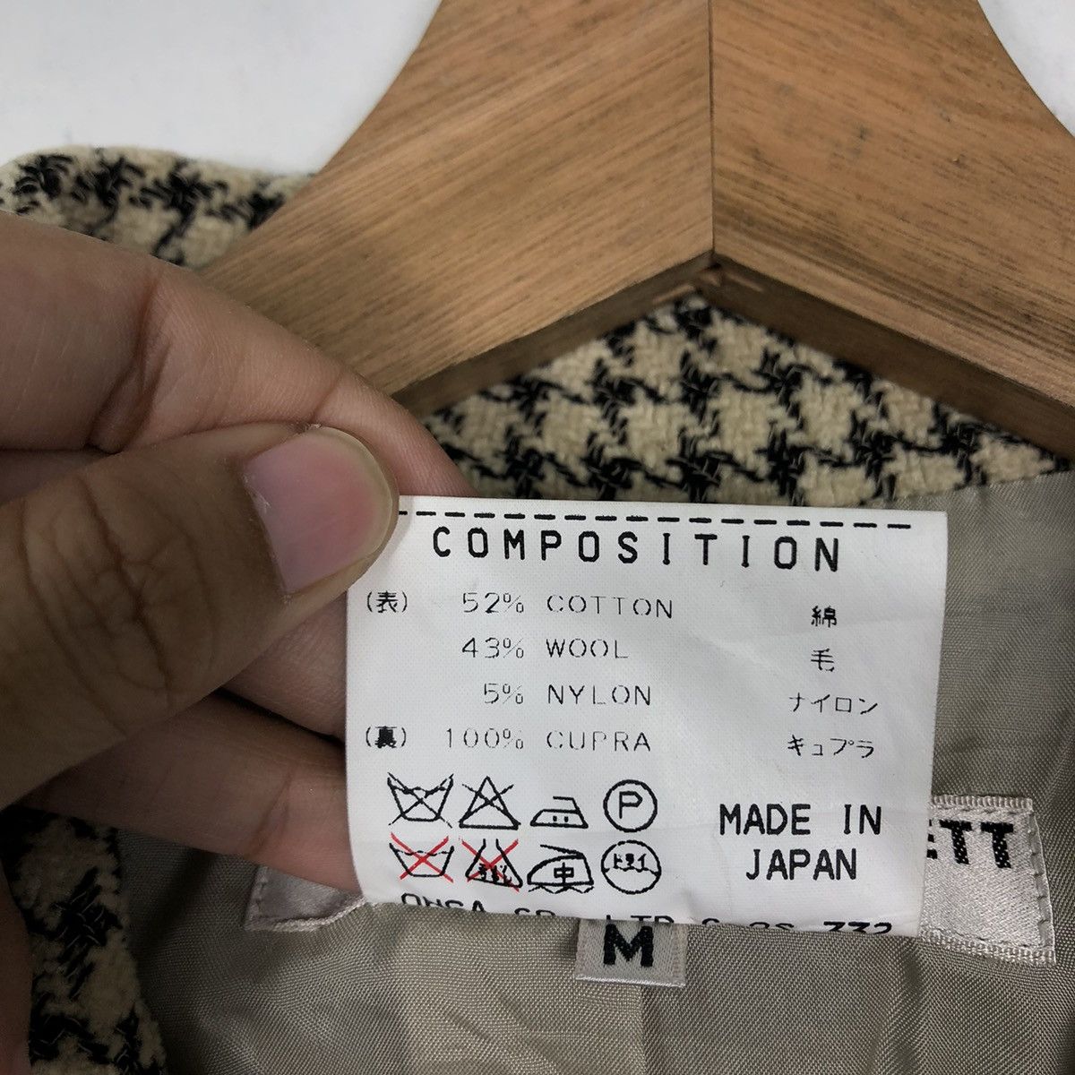Japanese Brand 🔥90’s Double Breast Chore Jacket Tartan Design Size US M / EU 48-50 / 2 - 14 Thumbnail