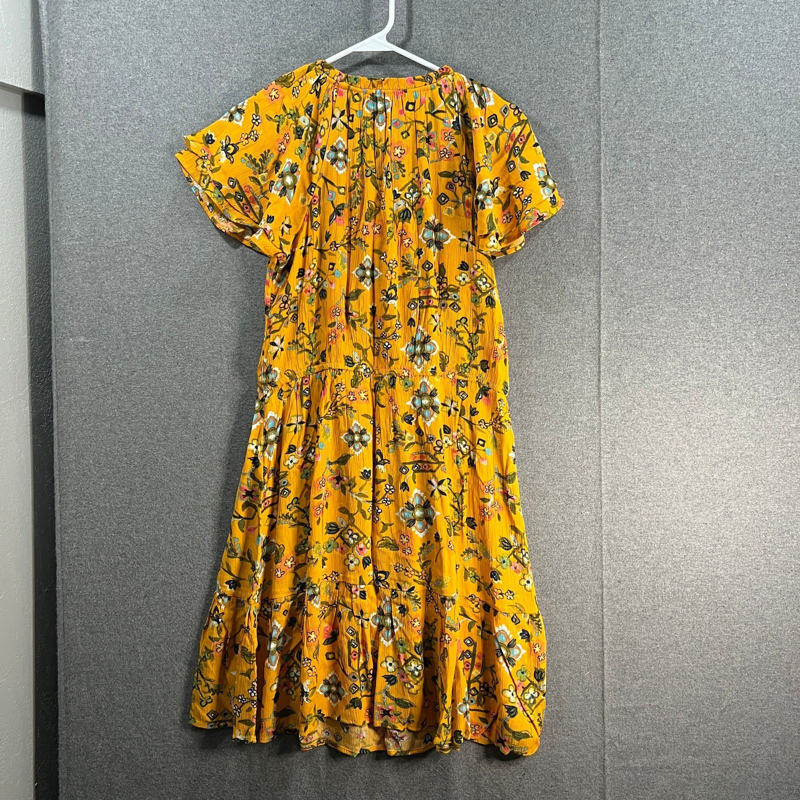 Other Canyon Retreat Regular Flutter Sleeve Dress w/ Tassel Size S / US 4 / IT 40 - 2 Thumbnail