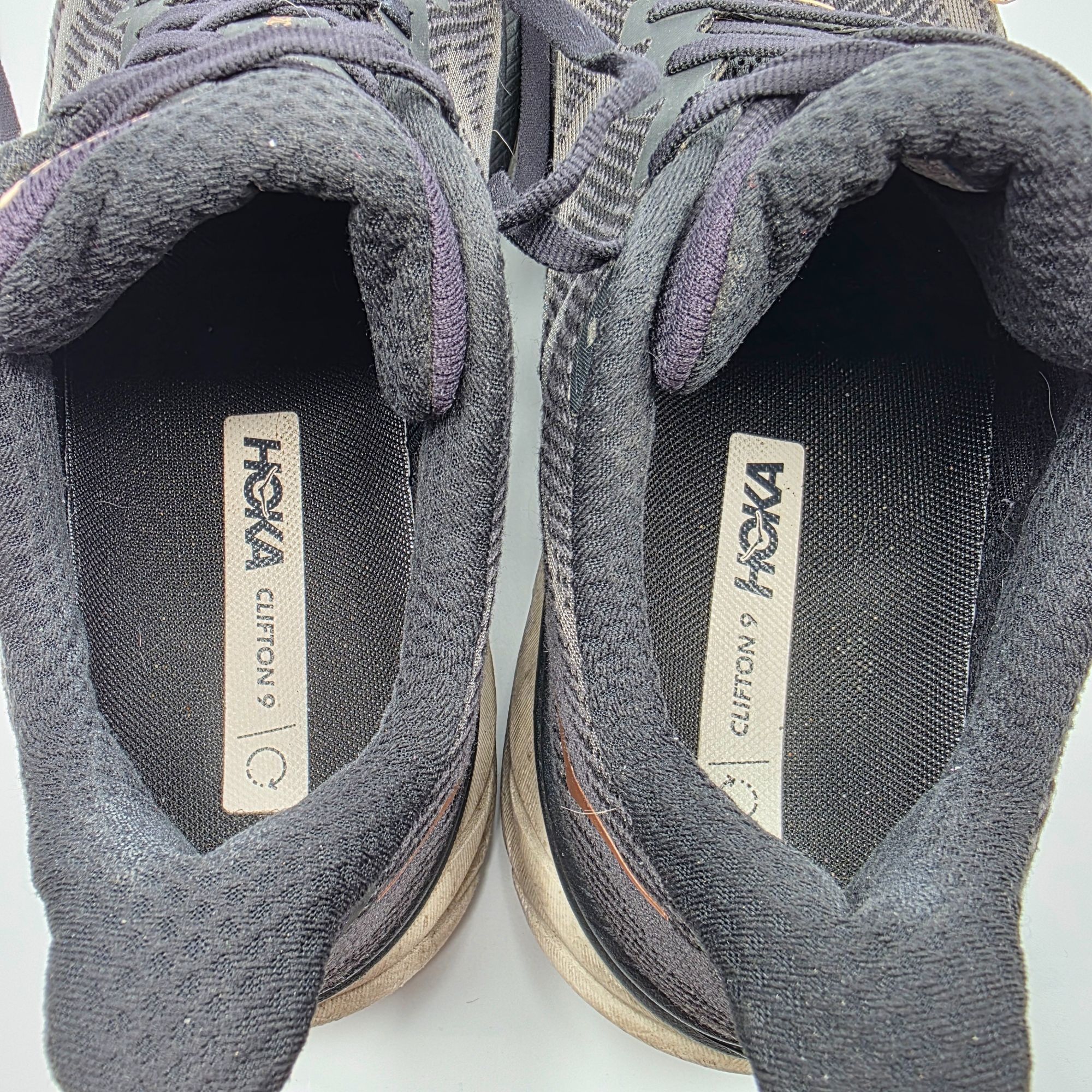 Hoka Hoka One One Clifton 9 Womens Size 9 B Black Shoes Athletic Size US 9 / IT 39 - 6 Thumbnail