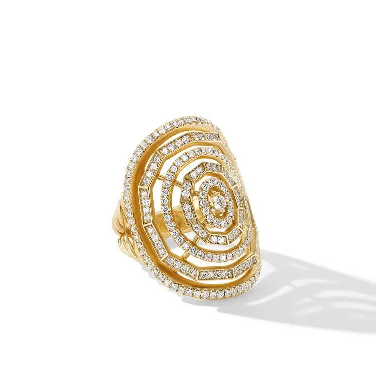 David Yurman o1s1wg111025 R16980D / Size 8 /Stax Ring in 18K in Golden Size ONE SIZE - 1 Thumbnail