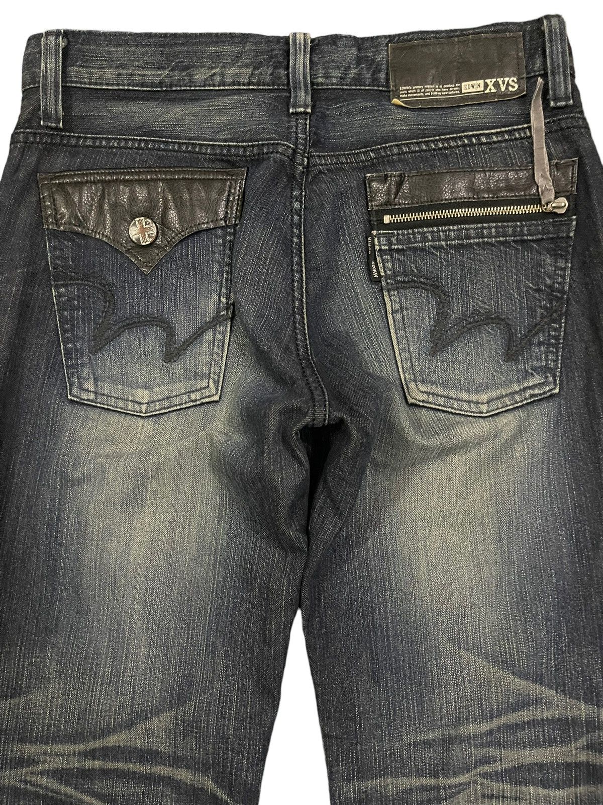 Edwin Exclusive Vintage Edwin XVS Blue Wash Style Baggy Jeans Size US 32 / EU 48 - 4 Thumbnail