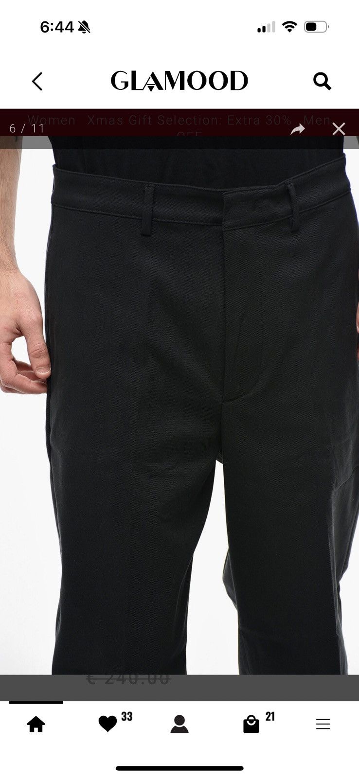 DEPARTMENT5 NWT Department 5 E-MOTION Loose Fit Pants | Black Size US 36 / EU 52 - 5 Thumbnail
