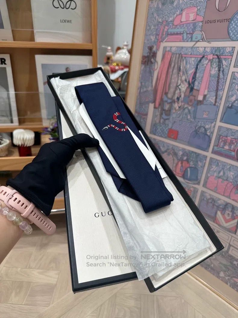 Gucci Gucci Spirit Snake Tie Size ONE SIZE - 1 Thumbnail