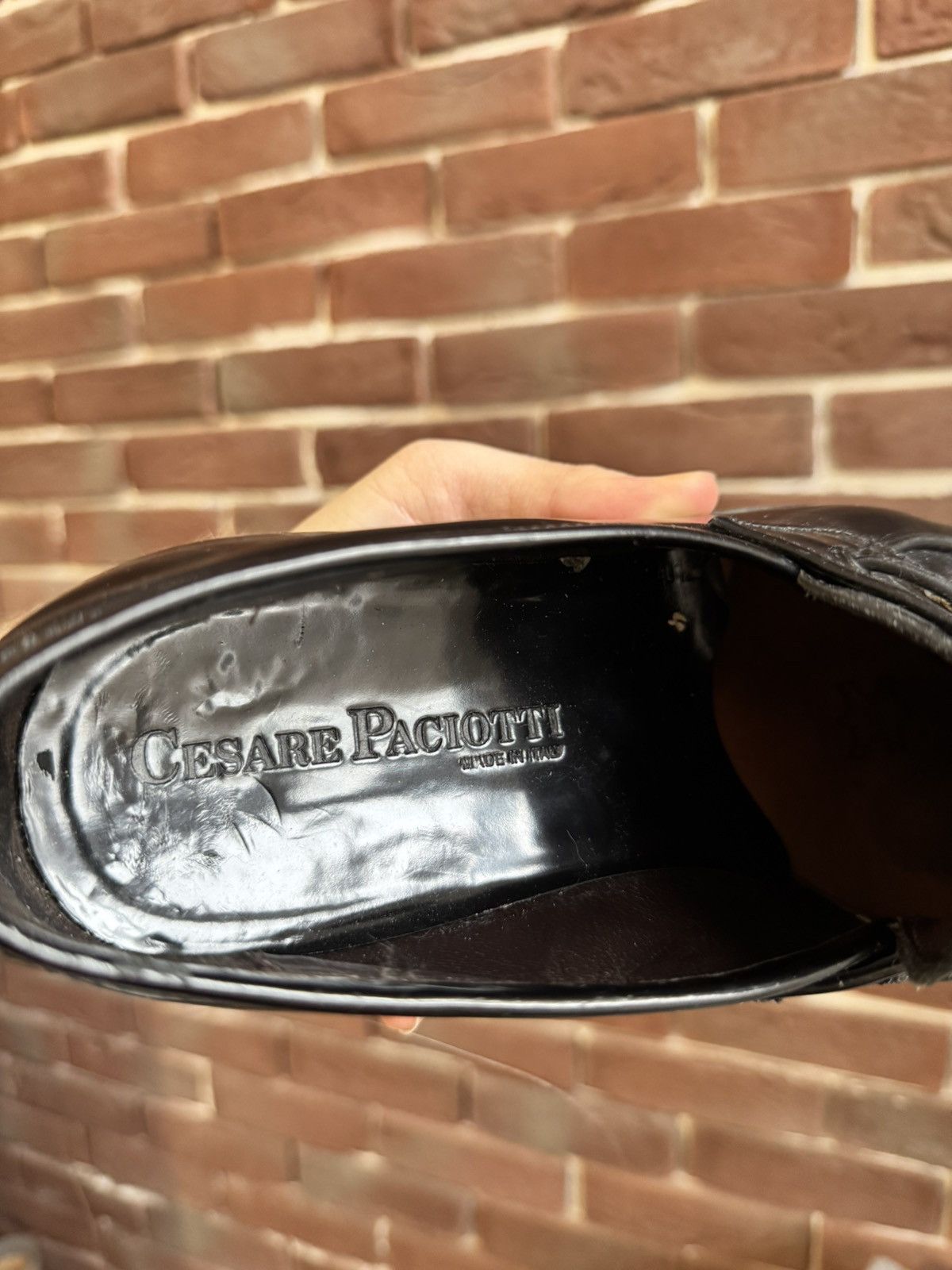 Leather Vintage Cesare Paciotti Studded Platform Derby Leather Shoes Size US 7 / EU 40 - 9 Thumbnail