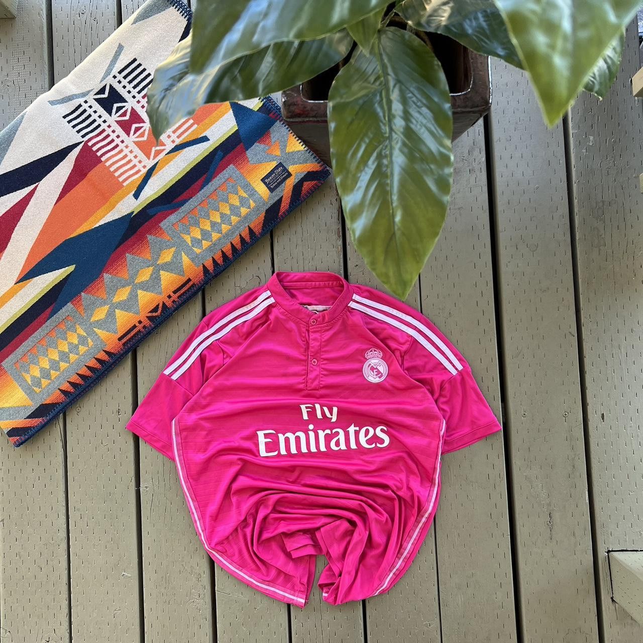Vintage REAL MADRID 2014-2015 UEFA SUPER CUP CHAMPION AWAY JERSEY Size US XL / EU 56 / 4 - 1 Thumbnail