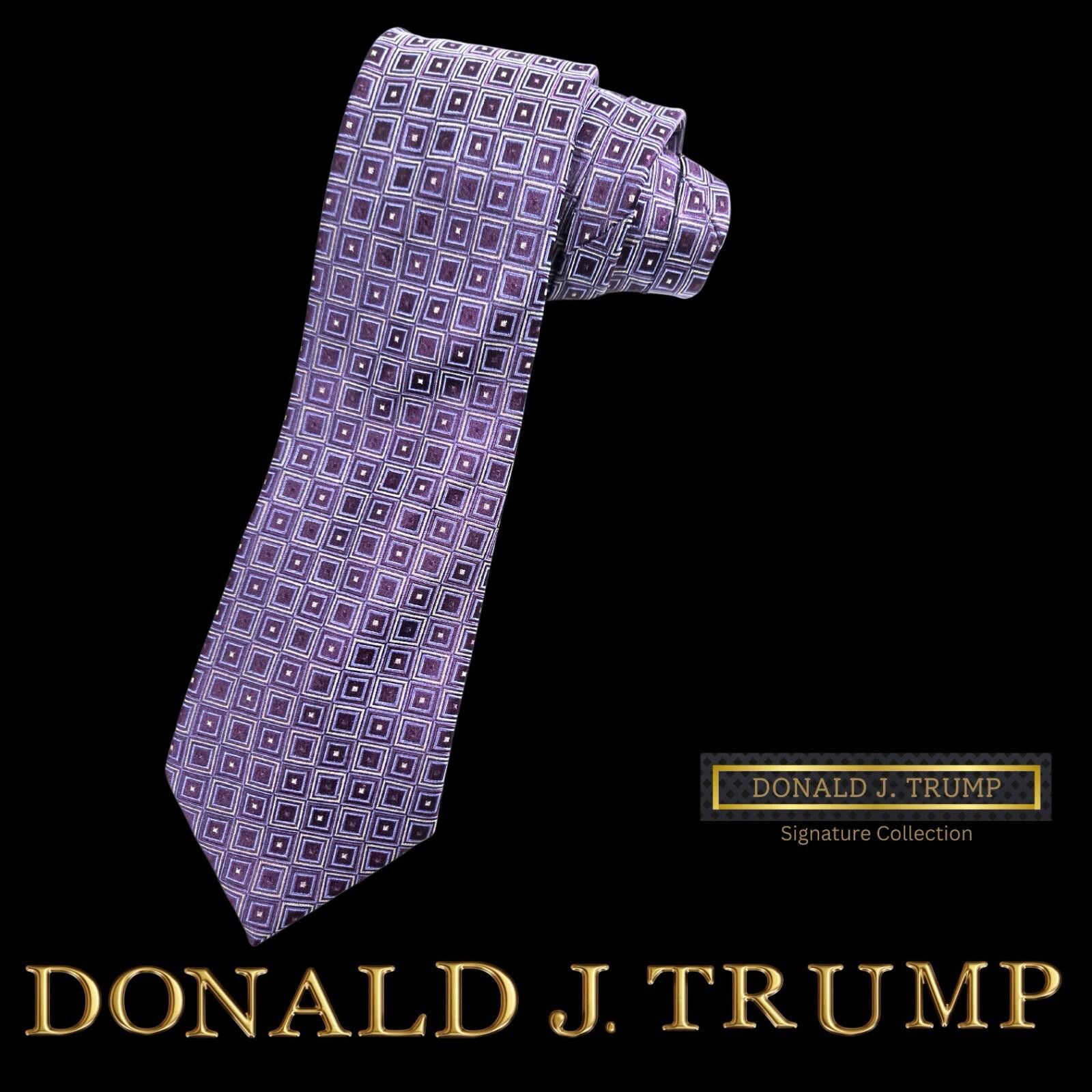 Donald Trump Collection Necktie Geometric w Tie Gift Box NEW