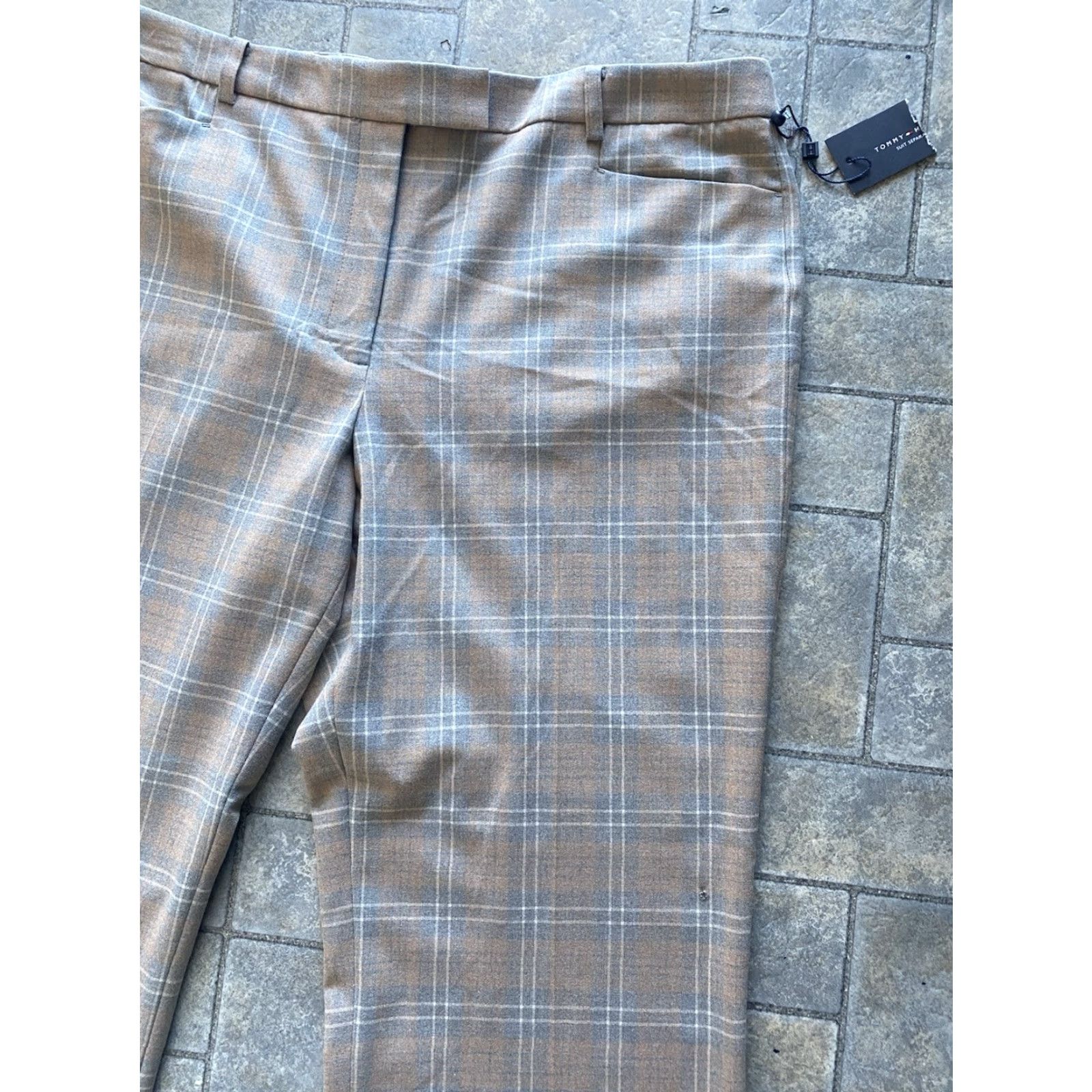 Tommy Hilfiger Tommy Hilfiger Women’s Pants 14 Plaid Princeton Boot Leg Multicolor NWT New Size 36" / US 14 / IT 50 - 6 Thumbnail