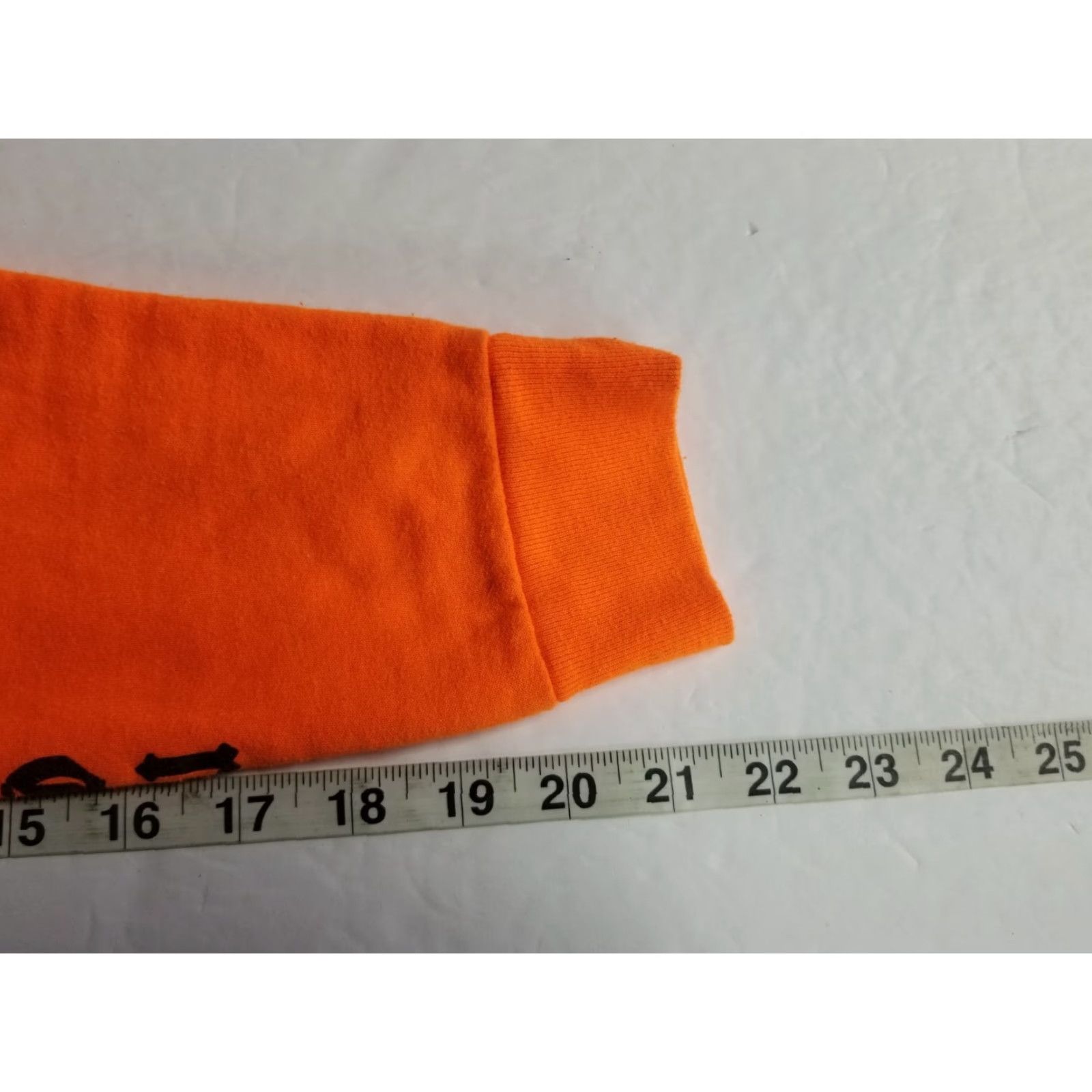 Anthropologie Anthropologie BSR Cropped Hoodie Sweatshirt XS Women Orange Love Pullover Long Sleeve V-Neck Cropped Activewear Size XS / US 0-2 / IT 36-38 - 7 Thumbnail