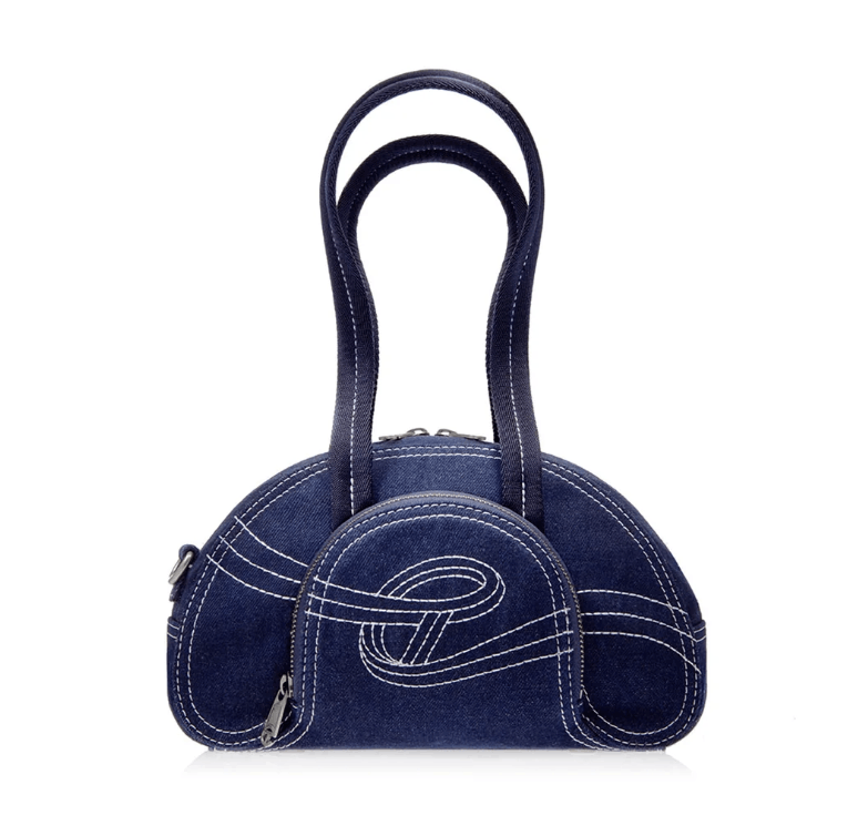 Telfar Small Denim Dumpling - Blue Size ONE SIZE - 1 Thumbnail