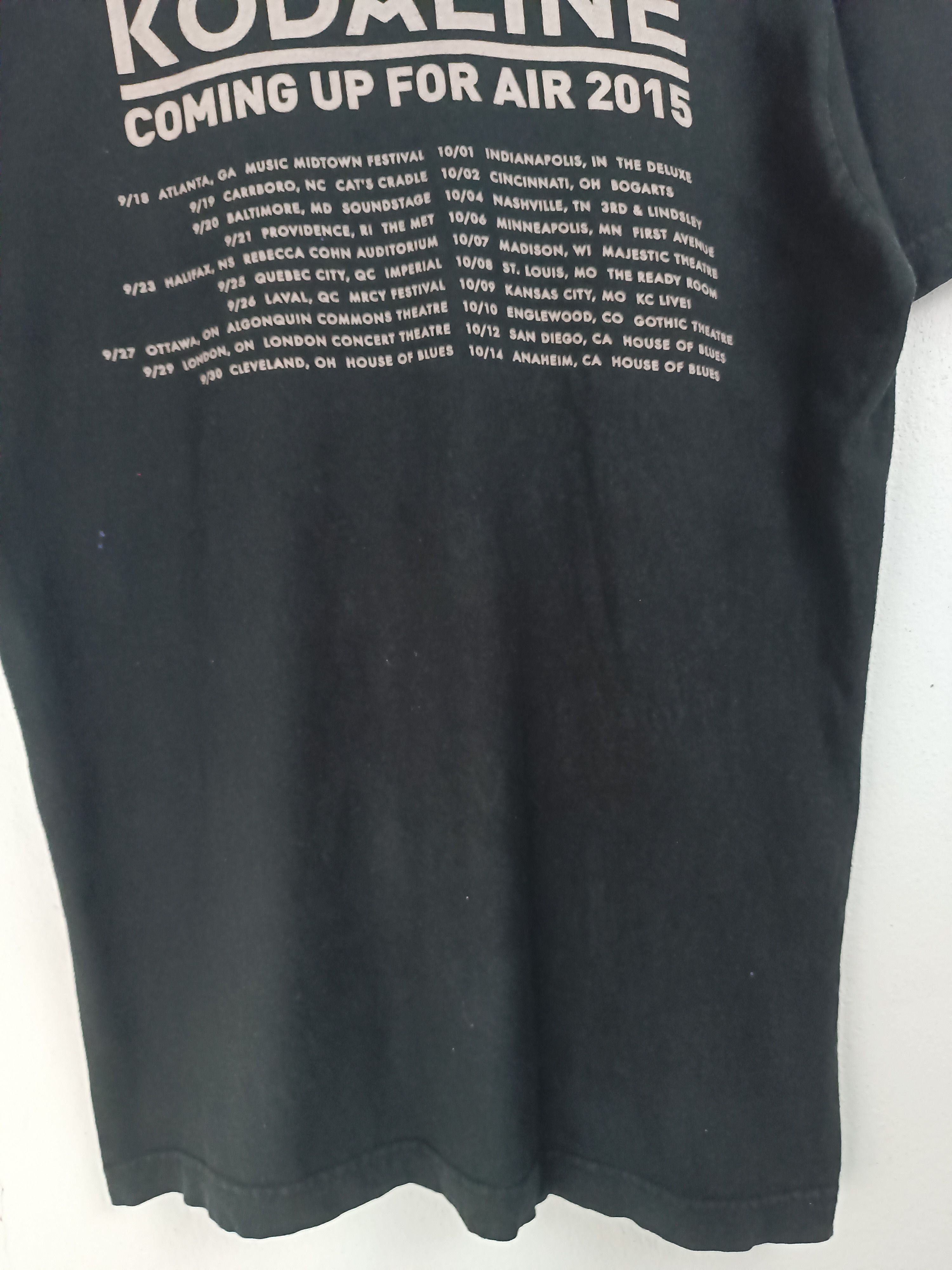 Band Tees VINTAGE 2015 KODALINE TOUR FADED TEE kasabian lumineers Size US M / EU 48-50 / 2 - 13 Thumbnail